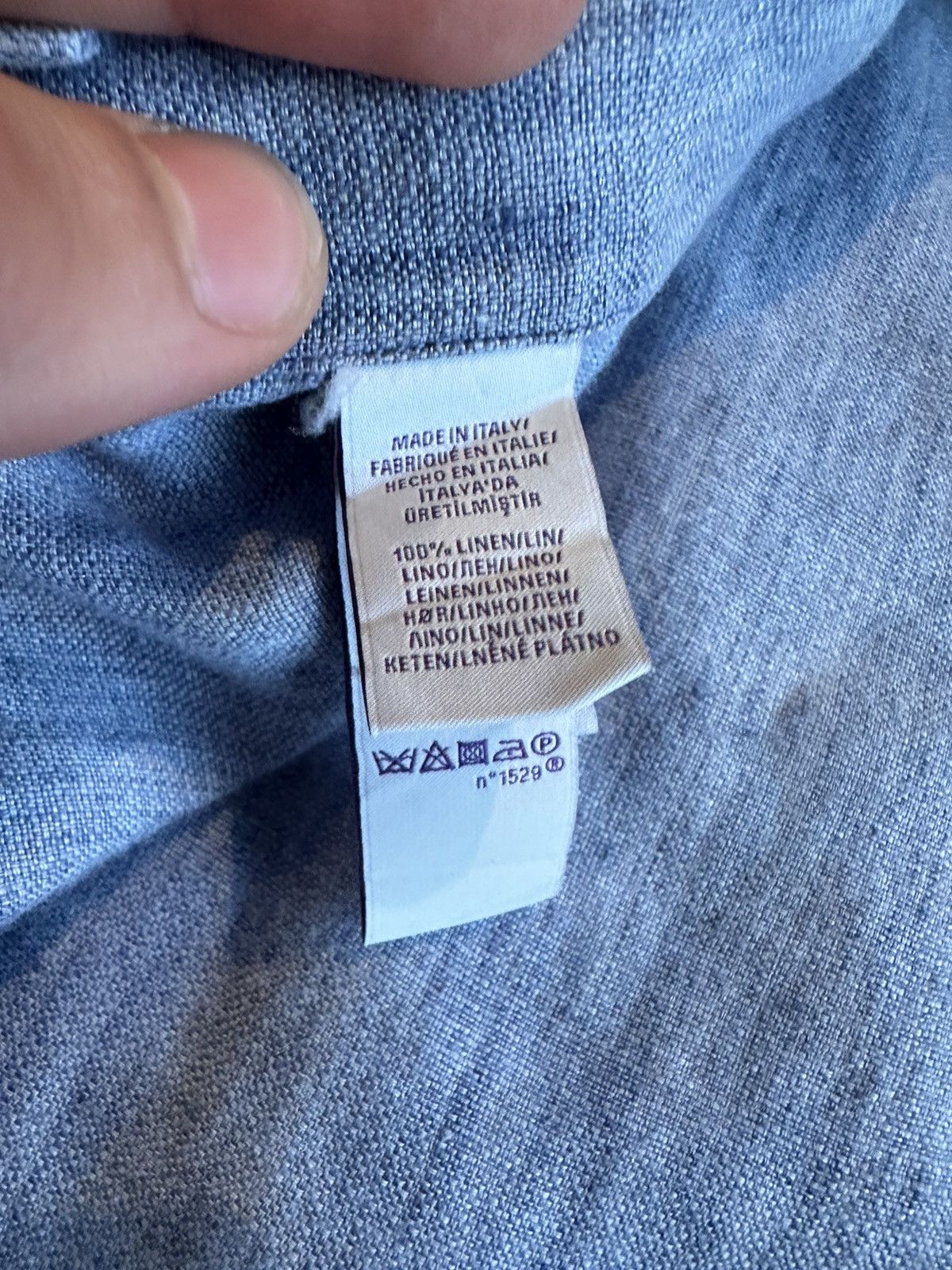 Ralph Lauren × Ralph Lauren Purple Label Ralph Lauren Purple label blue shirt Size US M / EU 48-50 / 2 - 4 Thumbnail