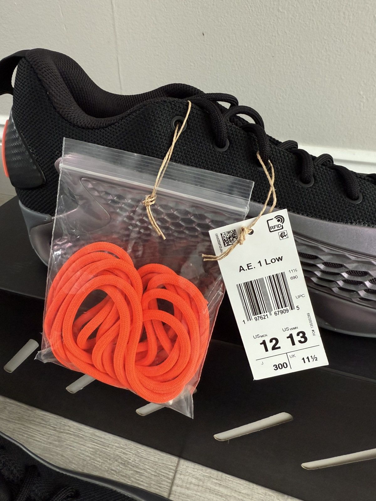 Adidas adidas AE 1 Low Iron Sharpens Metallic Black Solar Orange 12 Size US 12 / EU 45 - 9 Thumbnail