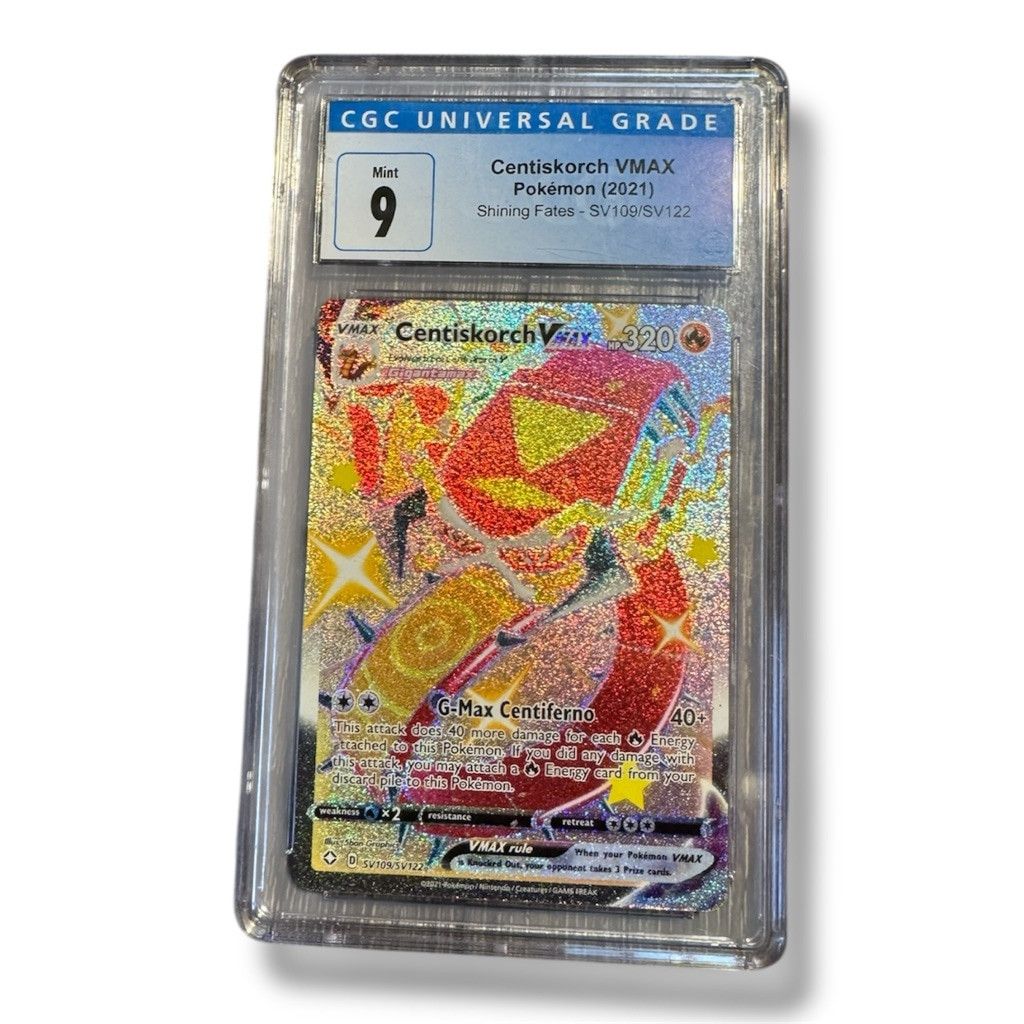 CGC Mint 9 Pokemon Centiskorch VMAX Shining Fates Graded - barnbuds.com