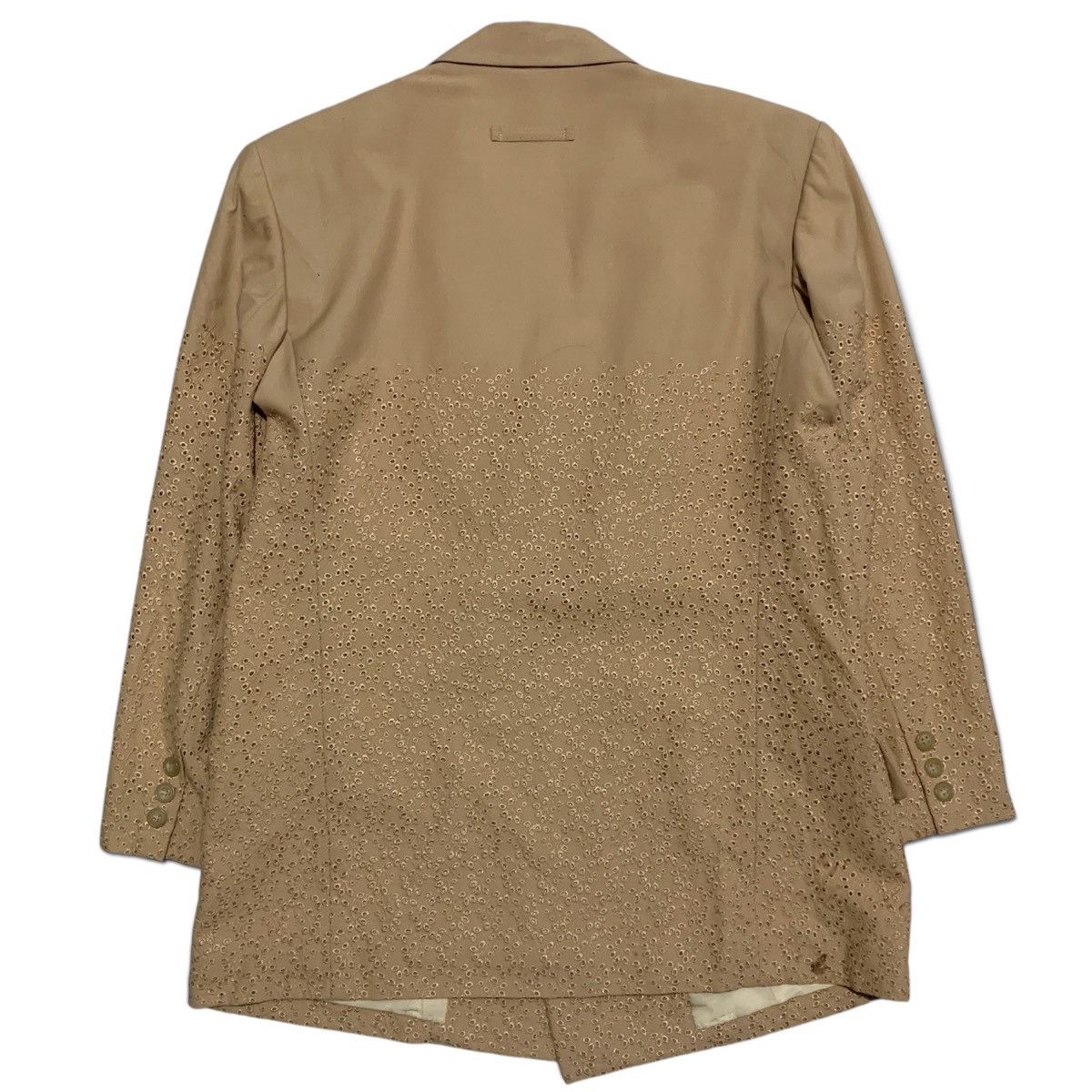 Jean Paul Gaultier Jean Paul Gaultier 1990s Half Lace Double Breasted Blazer Size M / US 6-8 / IT 42-44 - 6 Thumbnail