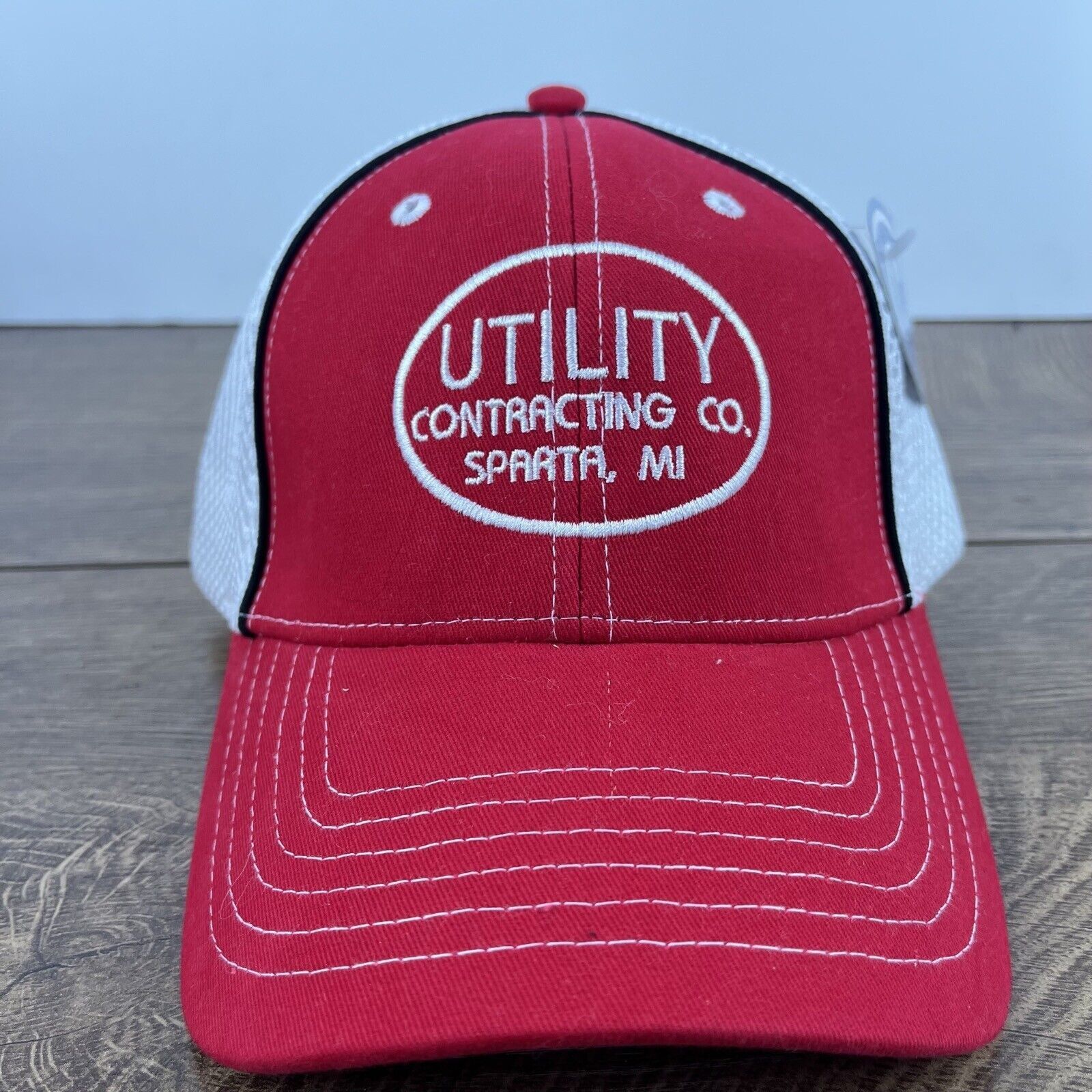 Other Utility Contracting Hat Sparta Michigan Red Adjustable Hat R Size ONE SIZE - 1 Thumbnail