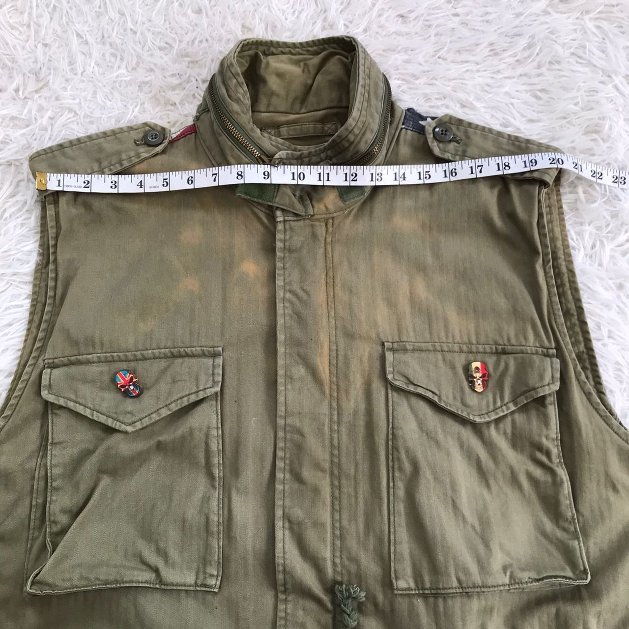 Denim & Supply Ralph Lauren Vintage Denim & Supply Ralph Lauren Military Vest Talon Zip Size US XXL / EU 58 / 5 - 18 Thumbnail