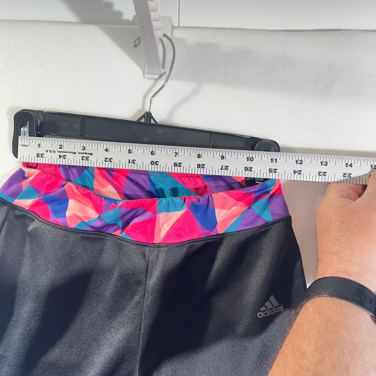 Adidas adidas Capri Leggings AeroReady Large Elastic Cuff Waist Size 22" - 9 Thumbnail