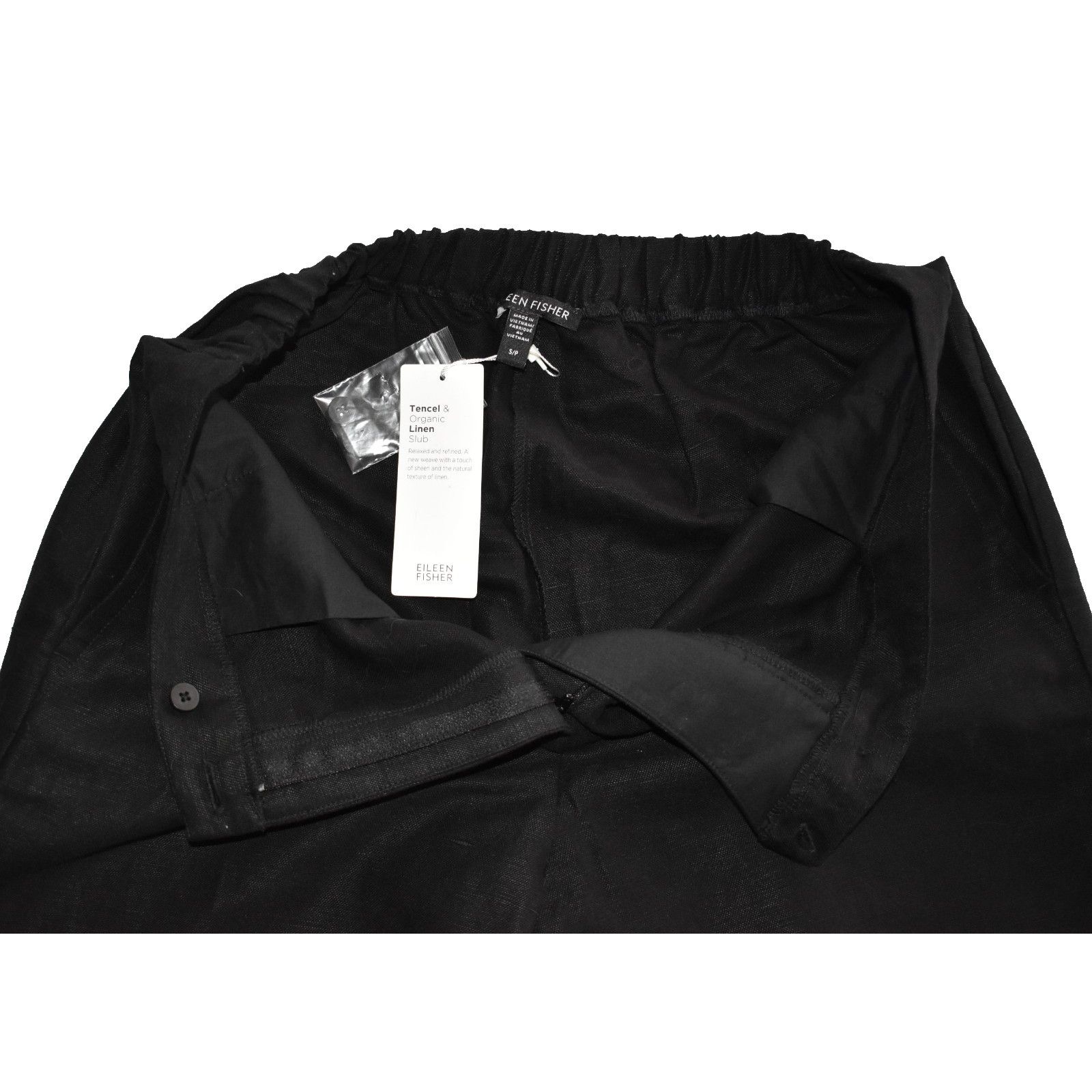 Eileen Fisher NWT EILEEN FISHER Org Linen Wide Leg Slub Pants Size S $198 Size 30" / US 8 / IT 44 - 3 Thumbnail