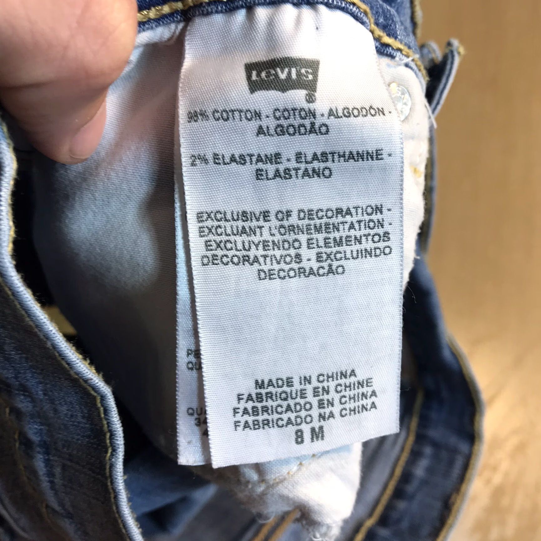 Levi's VINTAGE Levi's 512 Shorts Womens Tag 8 Blue Slimming Fit Denim Raw Hem Cut Off Casual Womens 80s 90s Bohemian Classic Beach Walking Size 30" / US 8 / IT 44 - 5 Thumbnail