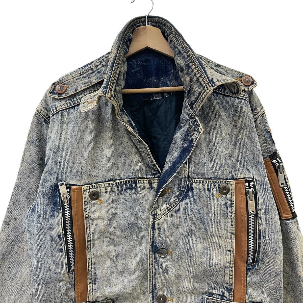 Avirex Vintage Avirex Denim Bomber Jacket Size US L / EU 52-54 / 3 - 5 Thumbnail