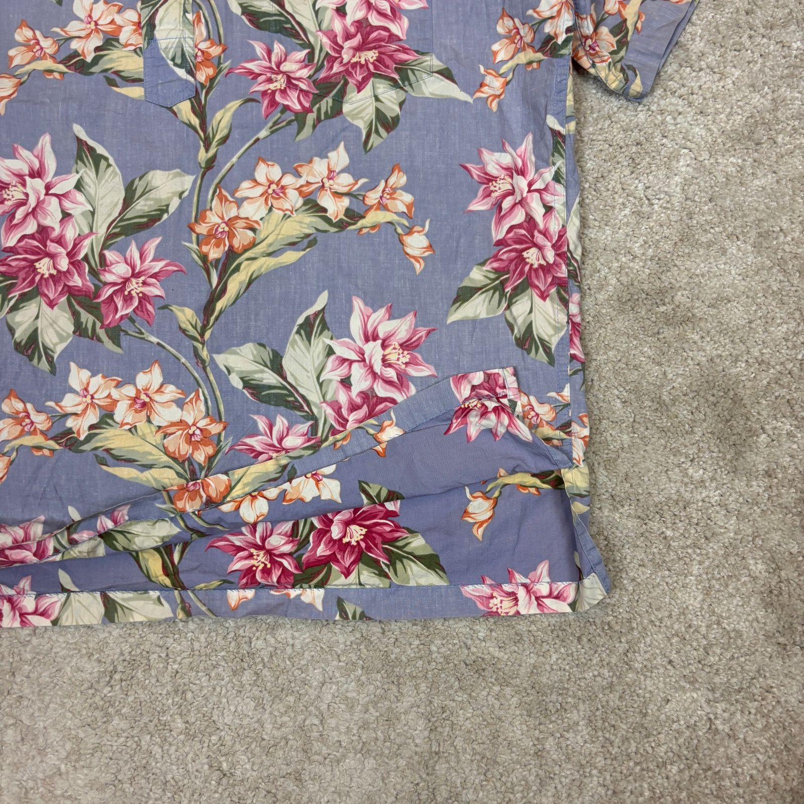 Reyn Spooner Vintage 90s Reyn Spooner Floral Hawaiian Shirt Men's Large Size US L / EU 52-54 / 3 - 3 Thumbnail