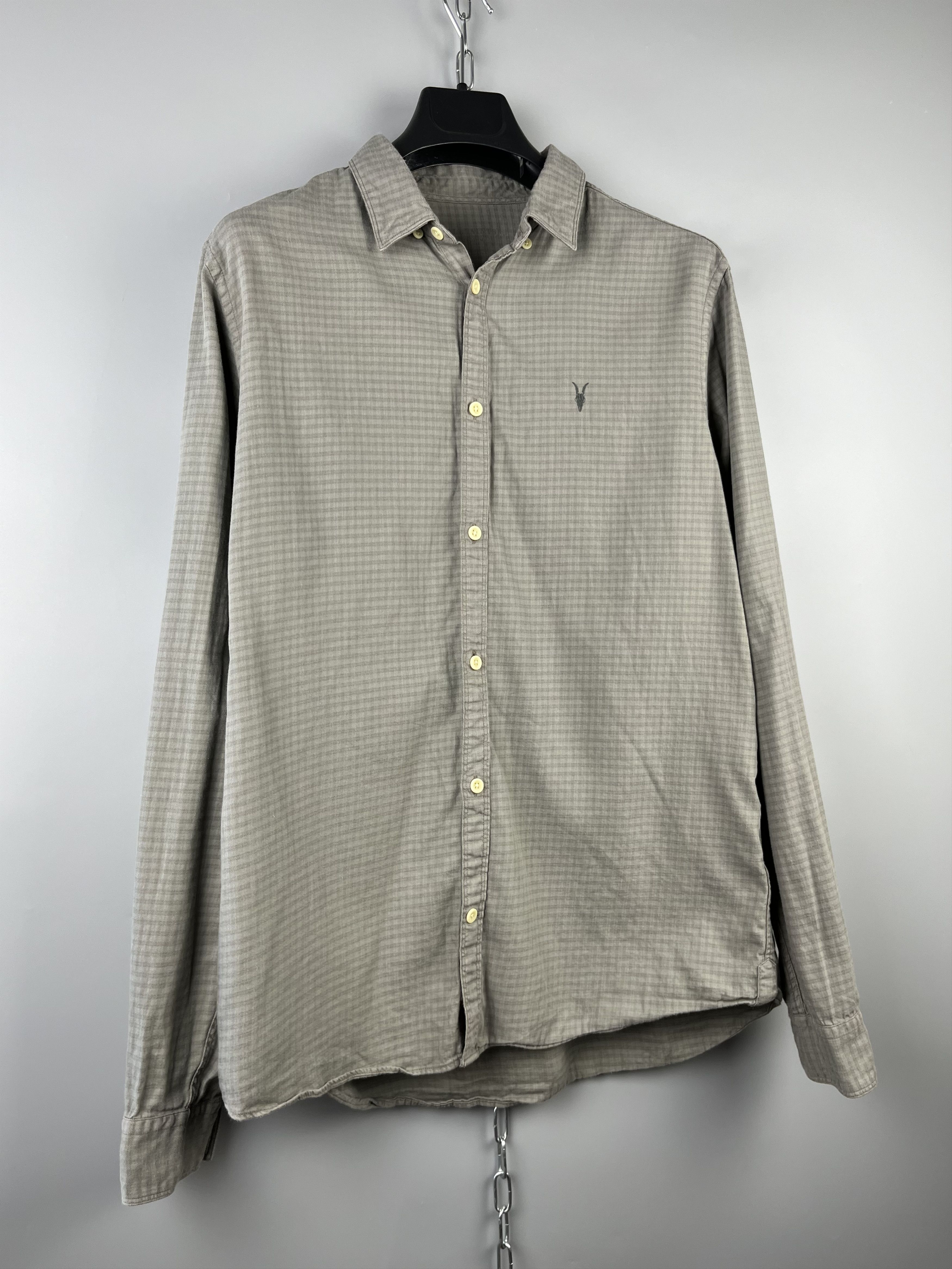 Allsaints Allsaints Cotton Button Up Long Sleeve LS Shirt Size US M / EU 48-50 / 2 - 1 Thumbnail