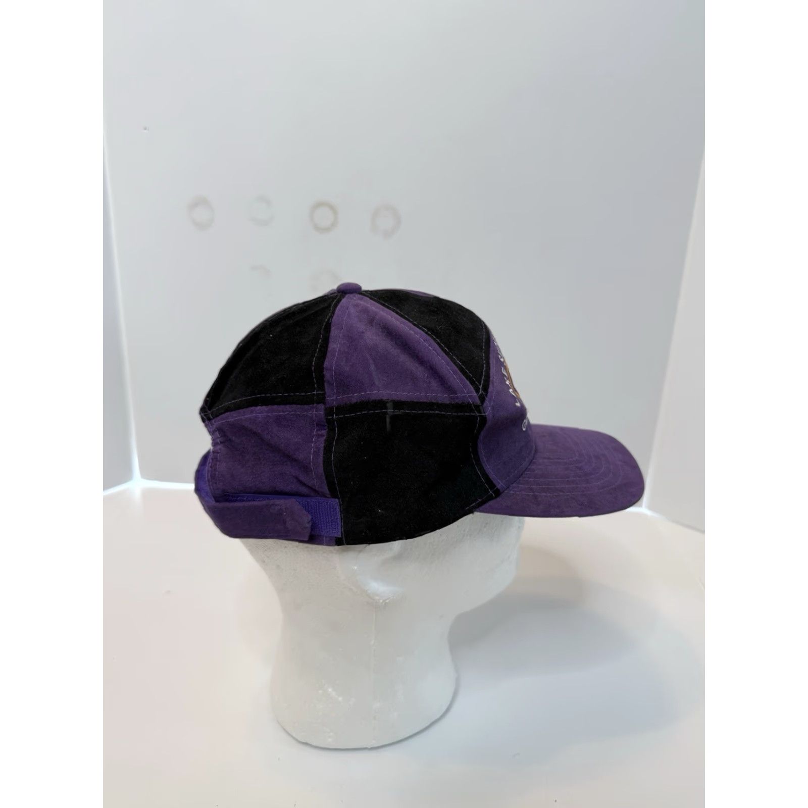 CO VINTAGE Lake Super Brewing Co Panel Hat Embroidered Snow Mobile Purple 90s Men S S Hats Mens Panel Hat 90s Vintage Unbranded Size ONE SIZE - 3 Thumbnail