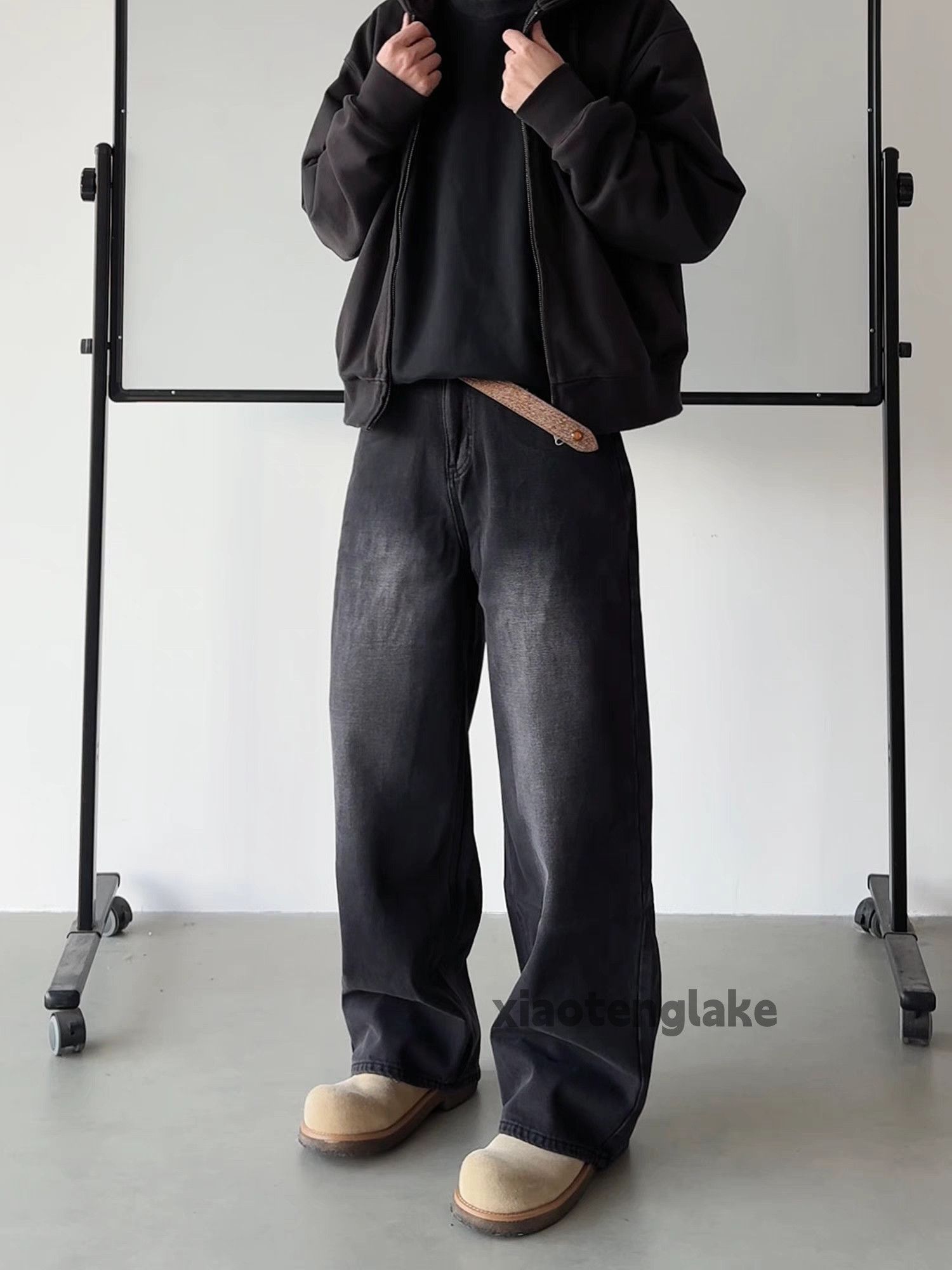 Jean × Vintage utility washed faded loose baggy skate hiphop y2k jeans Size US 32 / EU 48 - 4 Thumbnail