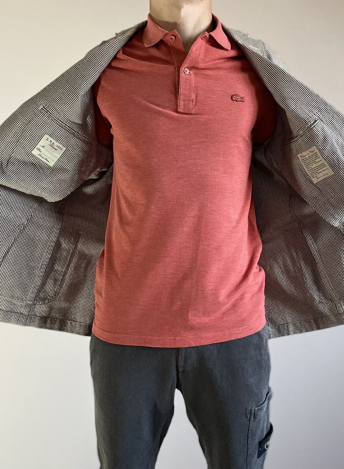 L.B.M. 1911 L.B.M. 1911 Cotton Linen Blazer Jacket Size 50R - 8 Thumbnail