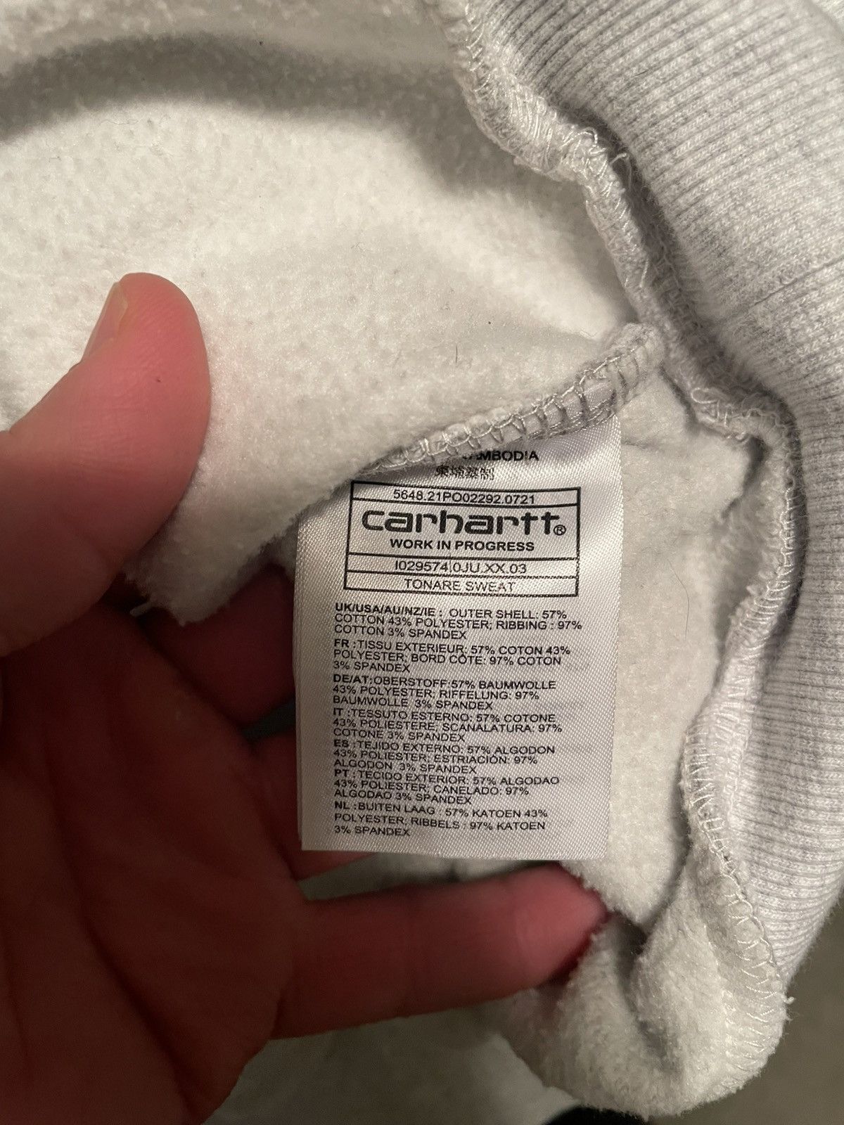 Carhartt Wip Tonaire sweatshirt Size US XL / EU 56 / 4 - 4 Thumbnail