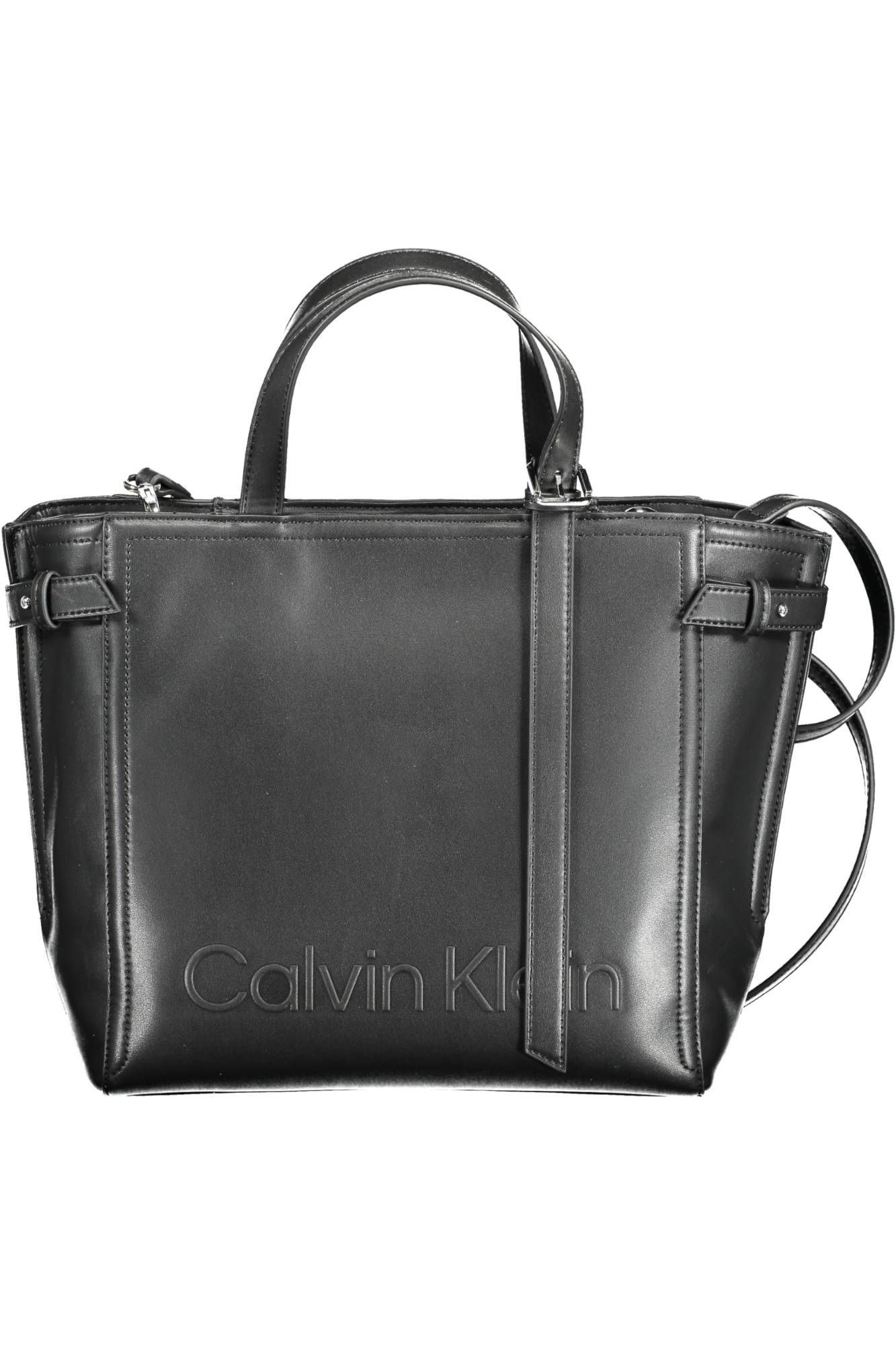 Calvin Klein Black Polyester Women Women's Handbag Size ONE SIZE - 1 Thumbnail
