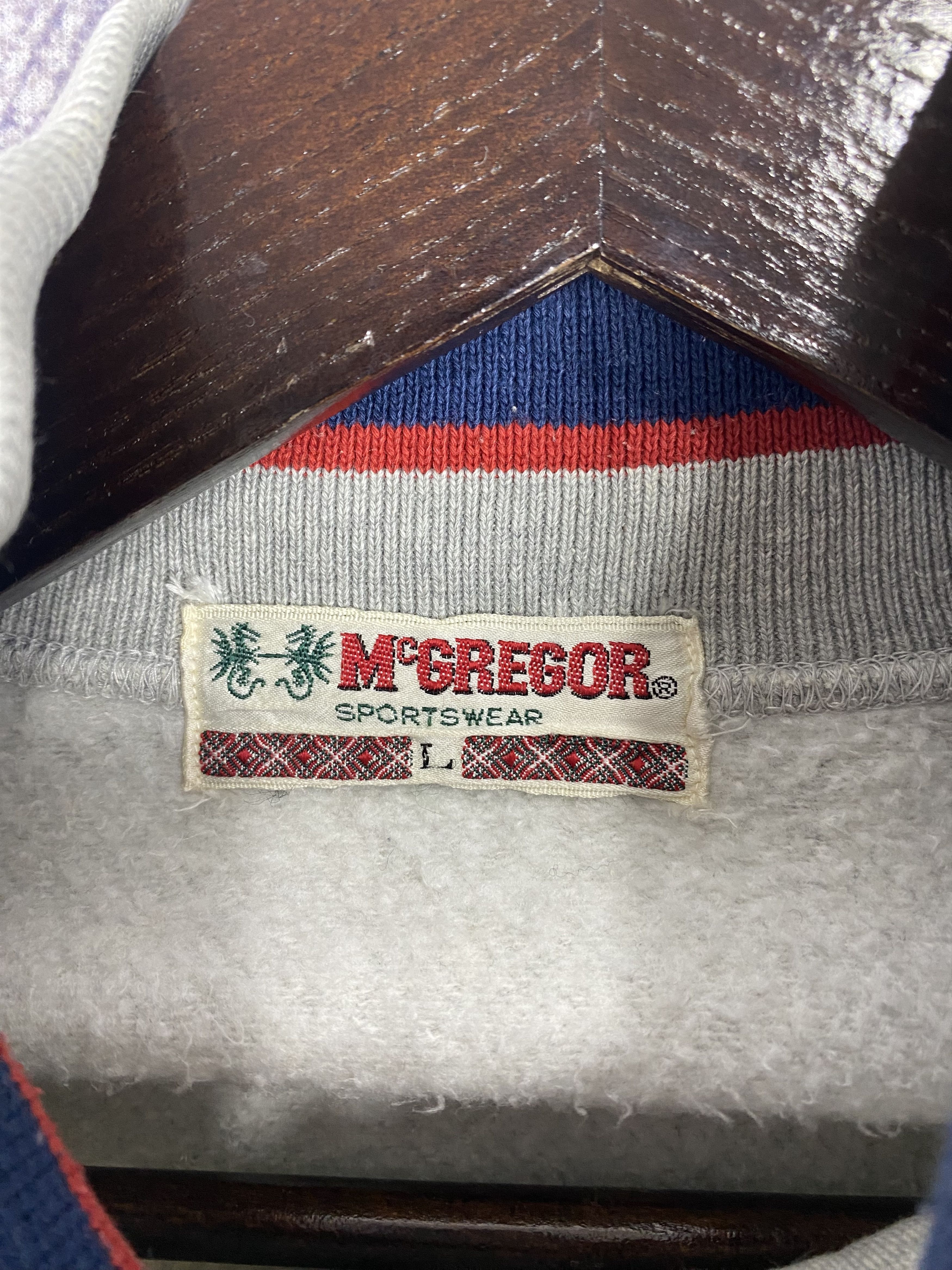 McGregor Vintage Mc Gregor Halfzipper Long Sleeve Sweatshirts Size US L / EU 52-54 / 3 - 8 Thumbnail