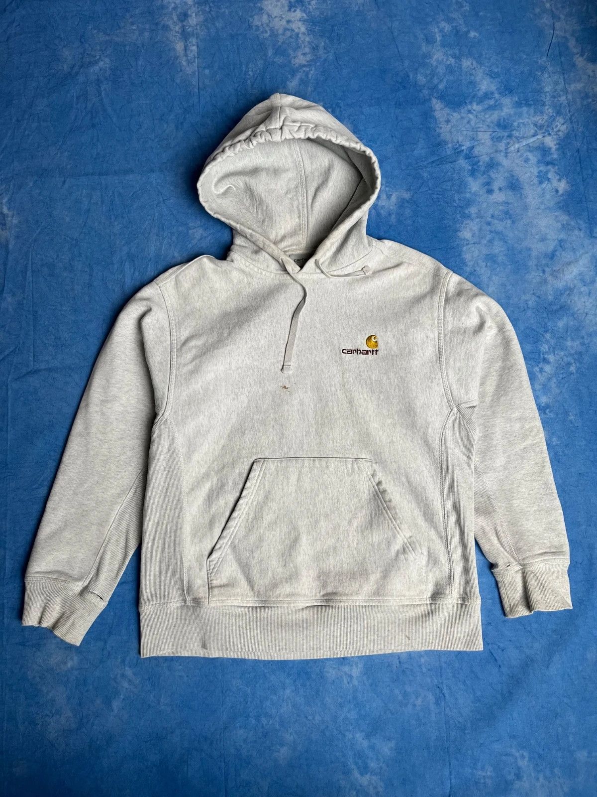 Carhartt Wip Carhartt Hooded American Script Sweat Distressed Workwear Size US S / EU 44-46 / 1 - 1 Thumbnail