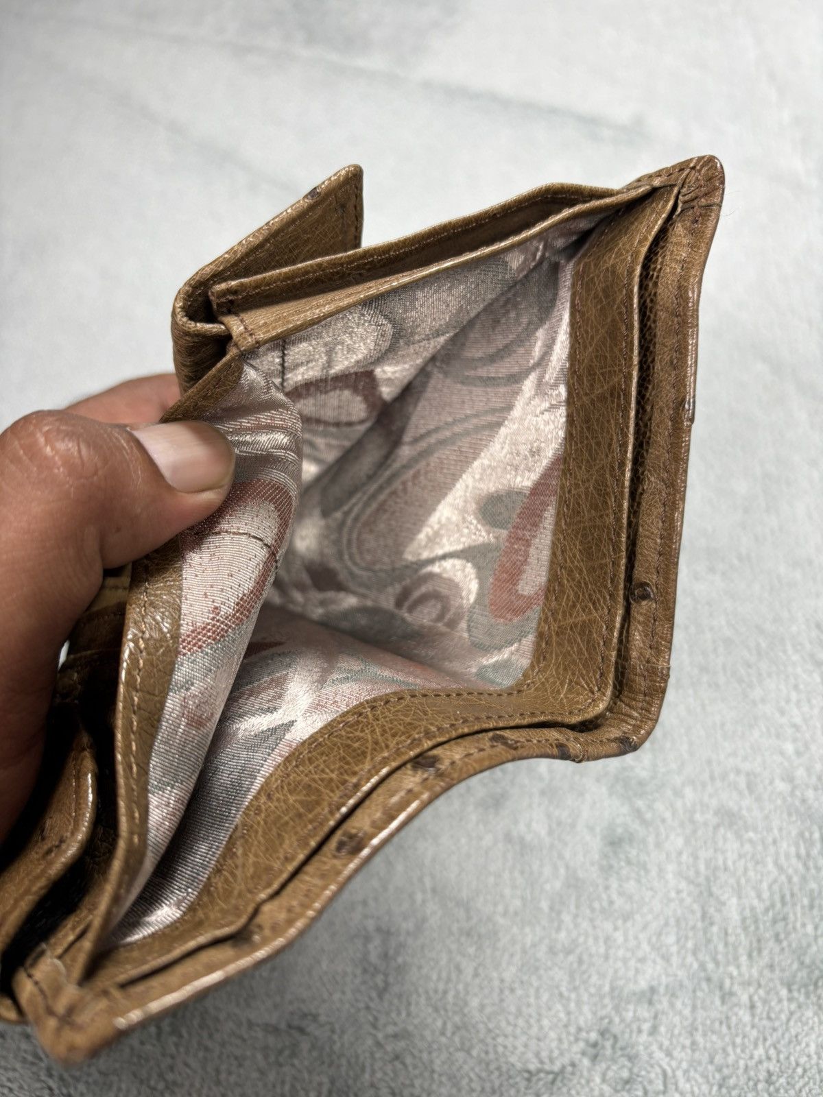 Japanese Brand Wallet Ibiza Ostrich Size ONE SIZE - 6 Thumbnail