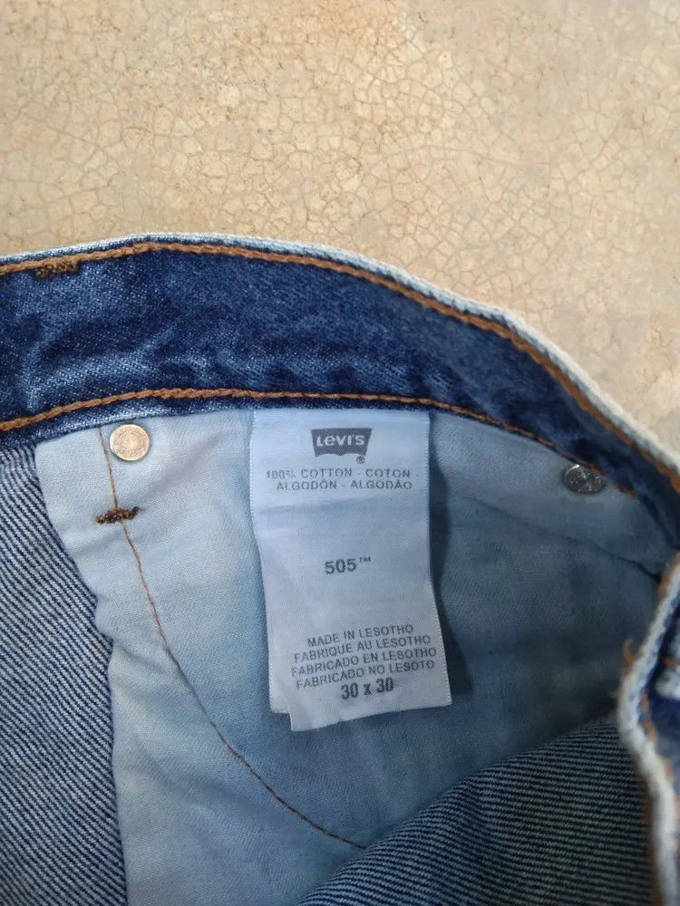 Levi's Vintage Levi's Jeans 505 Distressed Denim 30x29 Size US 30 / EU 46 - 6 Thumbnail