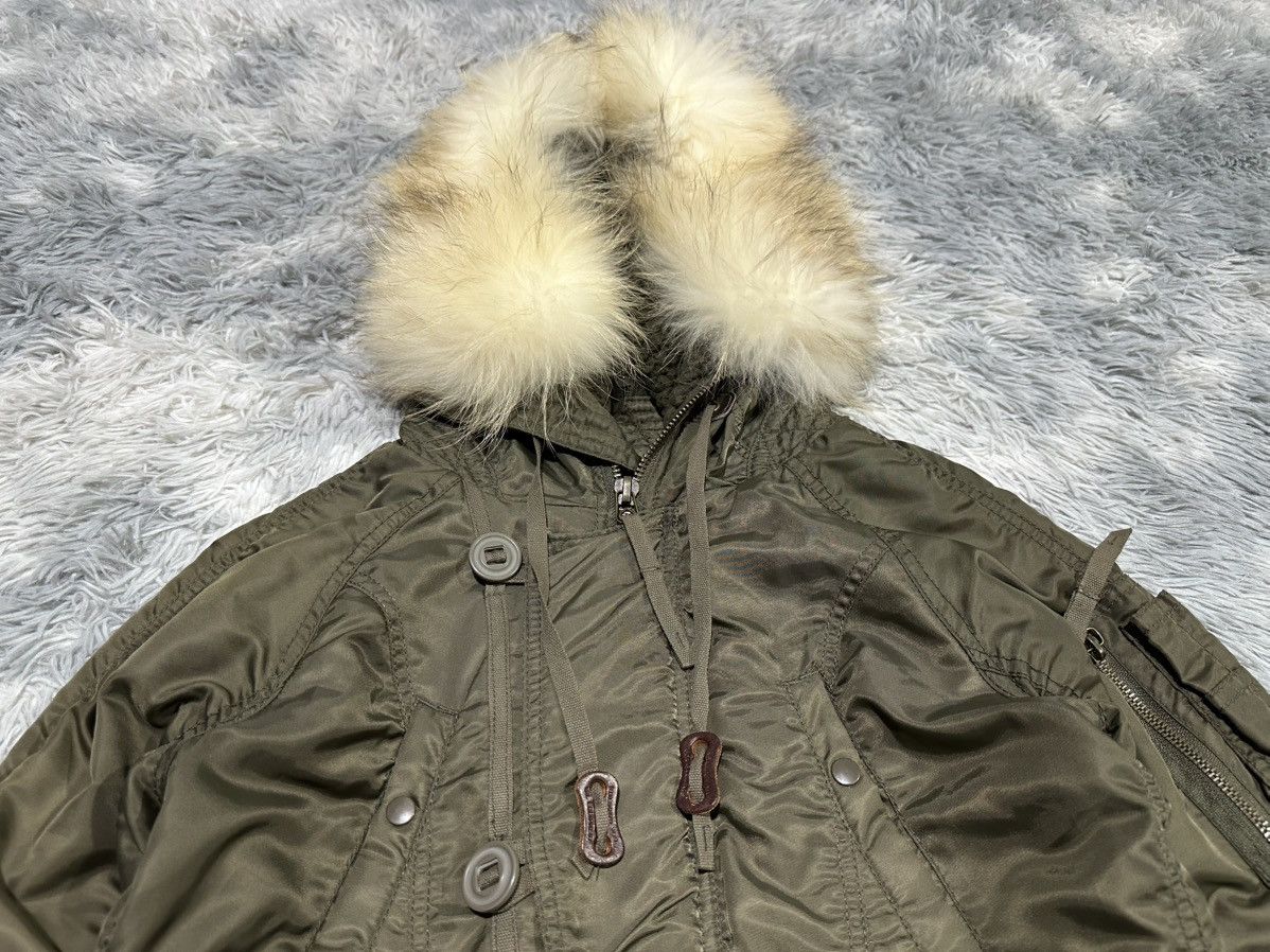 GOA 🔥Y2K Archived Goa Raccoon Fur Parka Jacket Split Hoodie Size US M / EU 48-50 / 2 - 5 Thumbnail