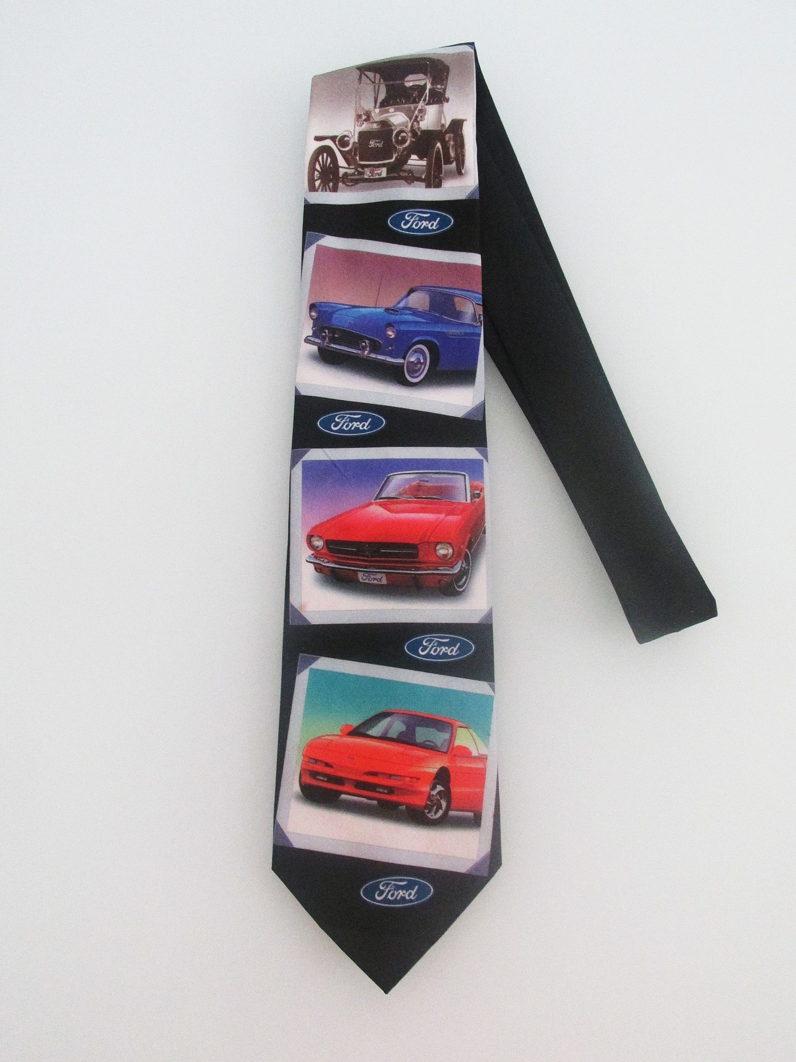 Other History of Ford Cars (NWOT) Men's Tie Vintage 1997 Size ONE SIZE - 1 Thumbnail