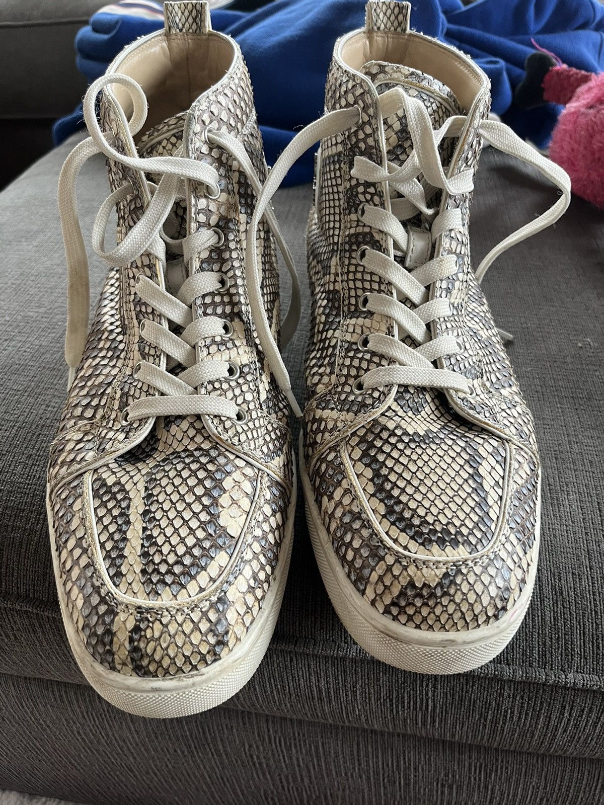 Christian Louboutin Snakeskin Louboutin Size US 13 / EU 46 - 4 Thumbnail