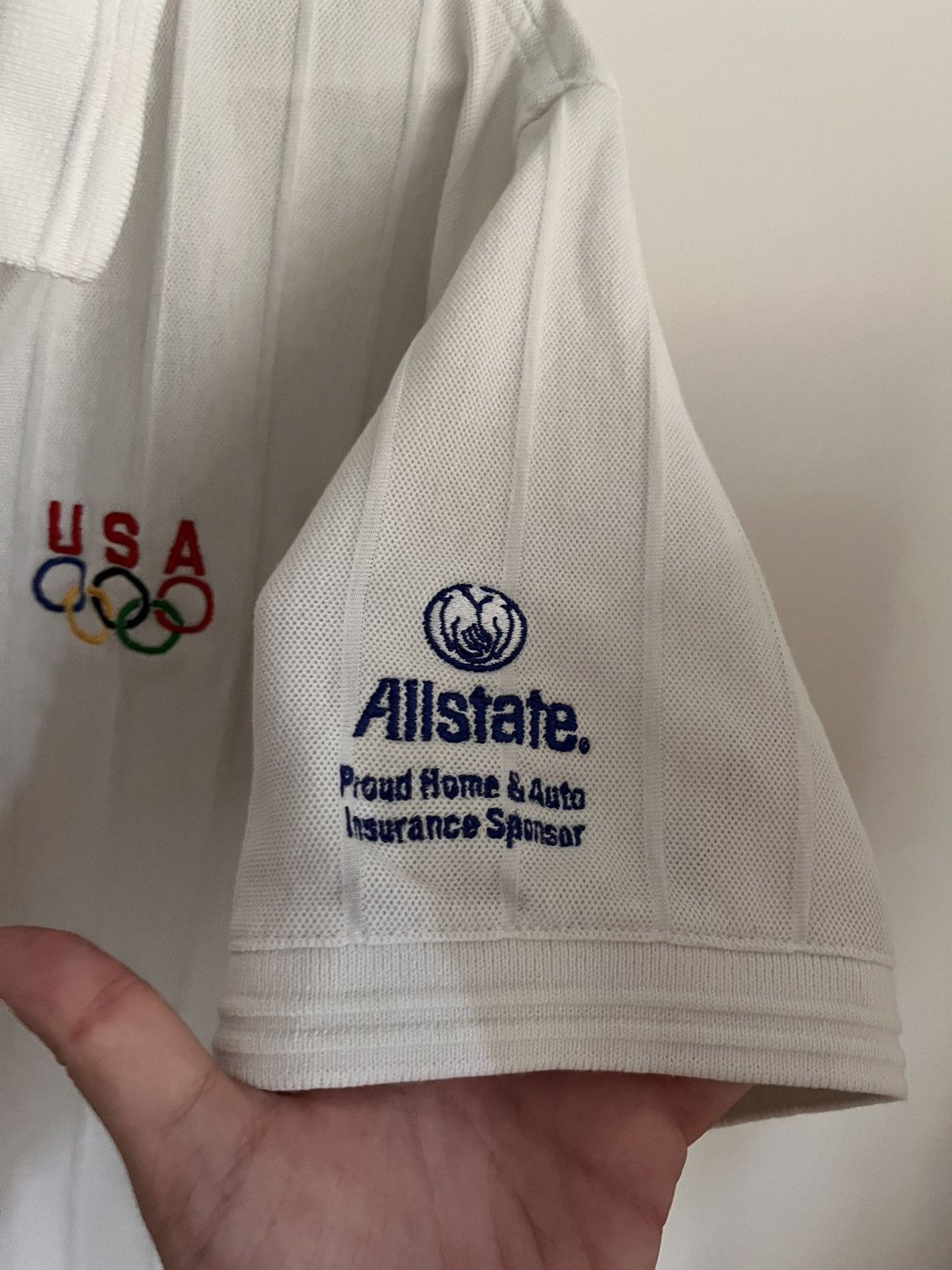 USA Olympics × Vintage Vintage Embroidered USA Olympics Polo Size US L / EU 52-54 / 3 - 4 Thumbnail