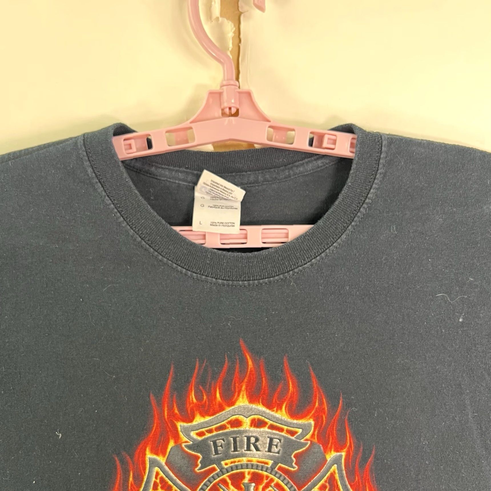 Hanes Hanes Beefy-T T-Shirt Columbus Zoo Panda Embroidered Vintage 90s Crew Neck 1990s Black Adult L Mens Size US L / EU 52-54 / 3 - 7 Thumbnail