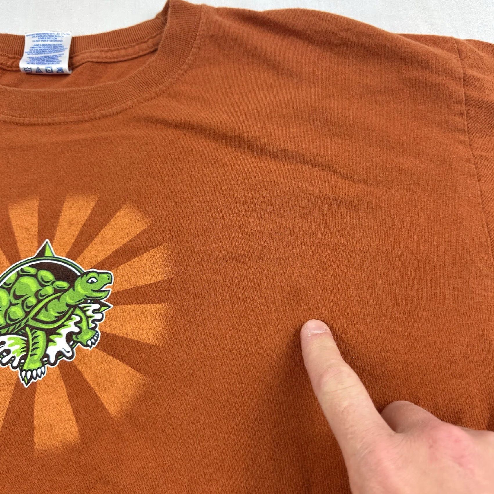 Vintage VINTAGE Beer Shirt Adult L Orange Turtle Nature Y2K Hippie Brown Ale Mens Shirt Size US L / EU 52-54 / 3 - 5 Thumbnail