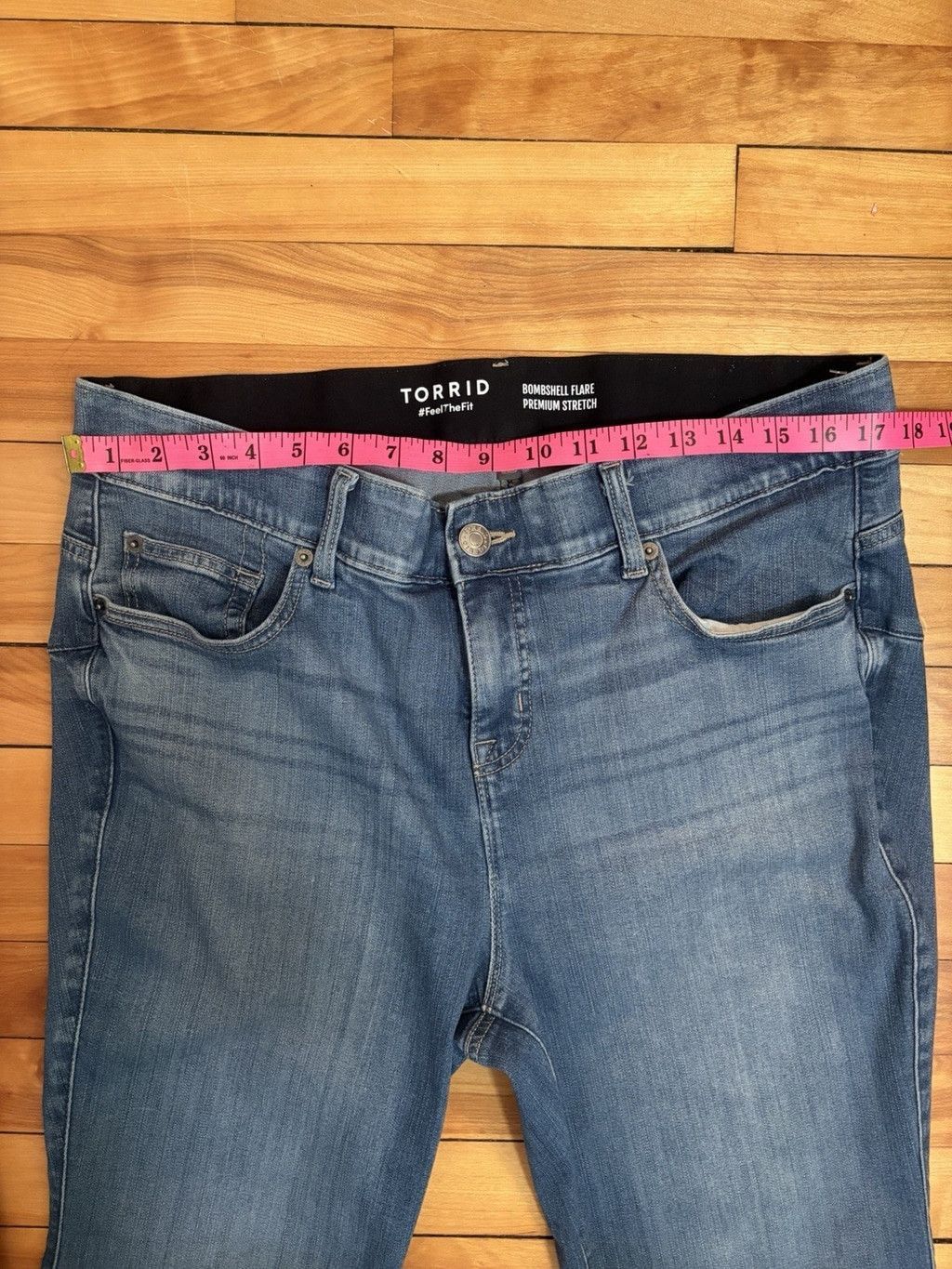 Torrid Torrid Bombshell Flare Jeans - 18XS Size 40" / US 18 - 4 Thumbnail