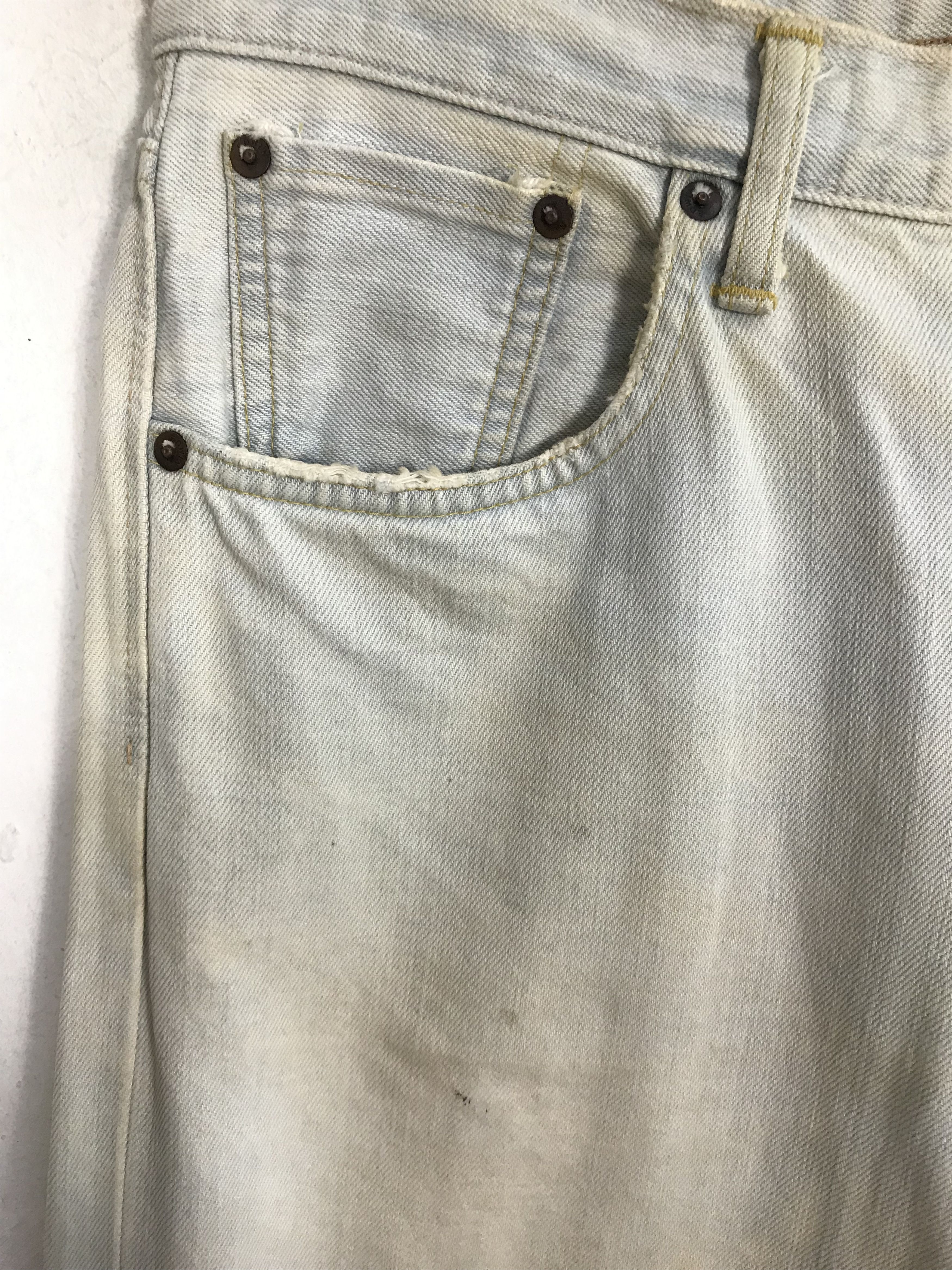 Edwin × Japanese Brand Vintage Edwin 505zx Selvedge Workwear Denim Style Size US 31 - 7 Thumbnail