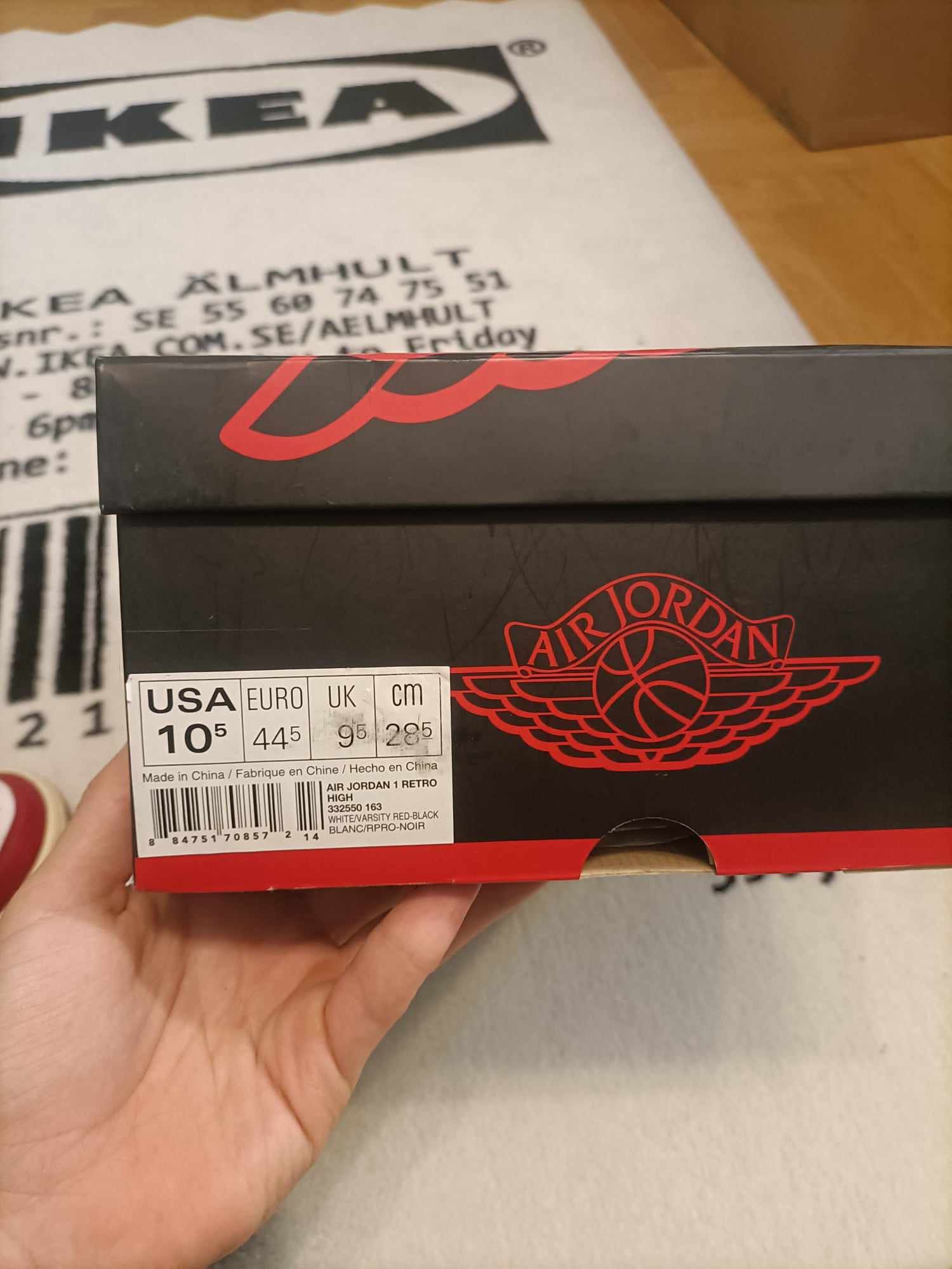 Nike Air Jordan 1 Low Chicago 2016 US10,5 EU44,5 Size US 10.5 / EU 43-44 - 2 Thumbnail
