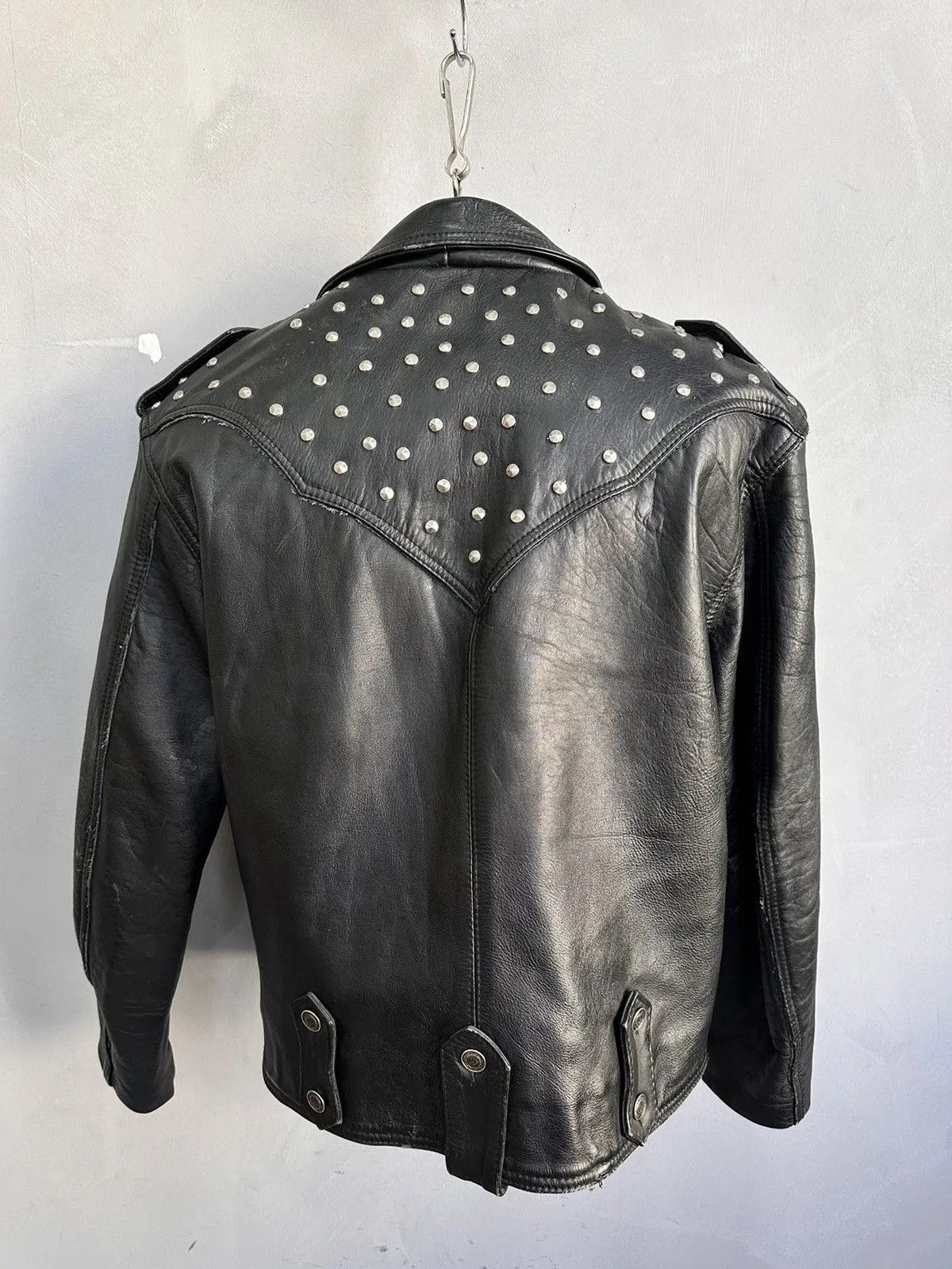 Ann Demeulemeester Vintage Leather Jacket Schott Racing Moto Y2K Avantgarde GOA Size US M / EU 48-50 / 2 - 12 Thumbnail