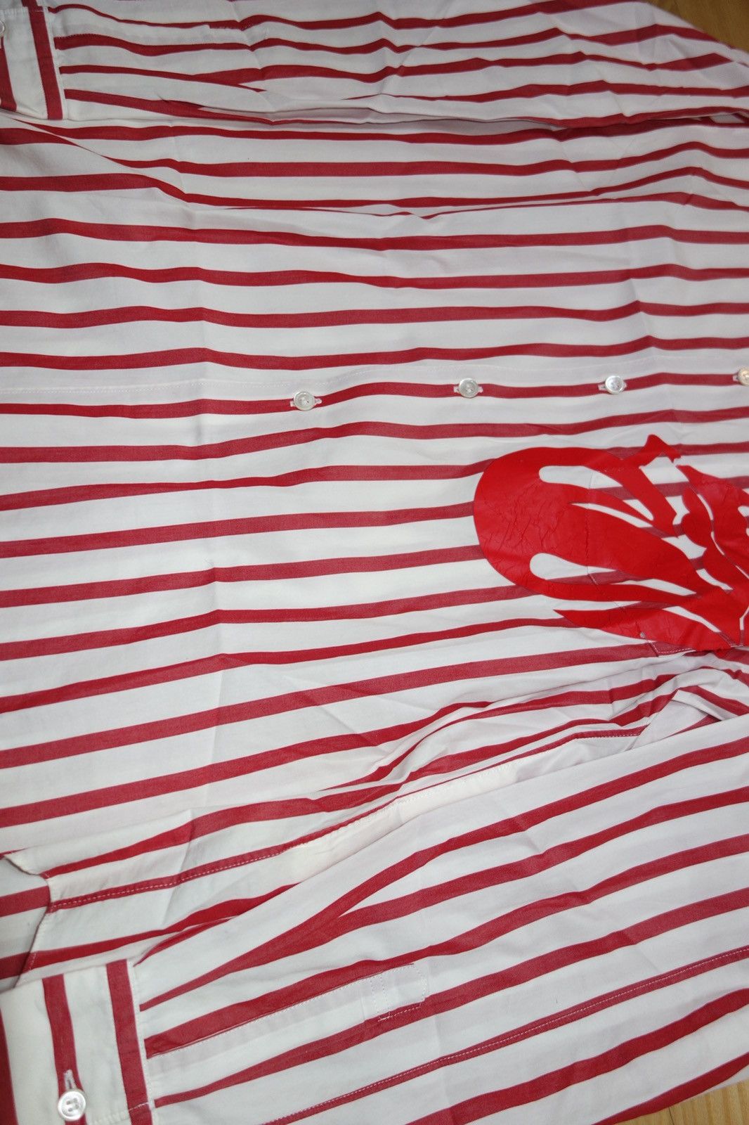 Comme des Garcons Homme Plus 06 S/S CommedesGarçonsHommePlusxRollingStones striped shirt. Size US S / EU 44-46 / 1 - 6 Thumbnail