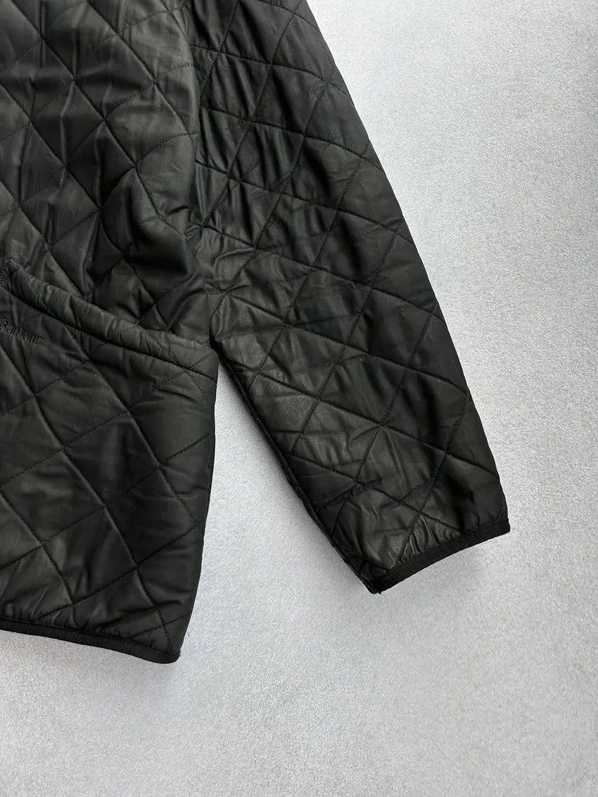 Barbour × Vintage Vintage Barbour Polarquilt Black Jacket Size US L / EU 52-54 / 3 - 8 Thumbnail