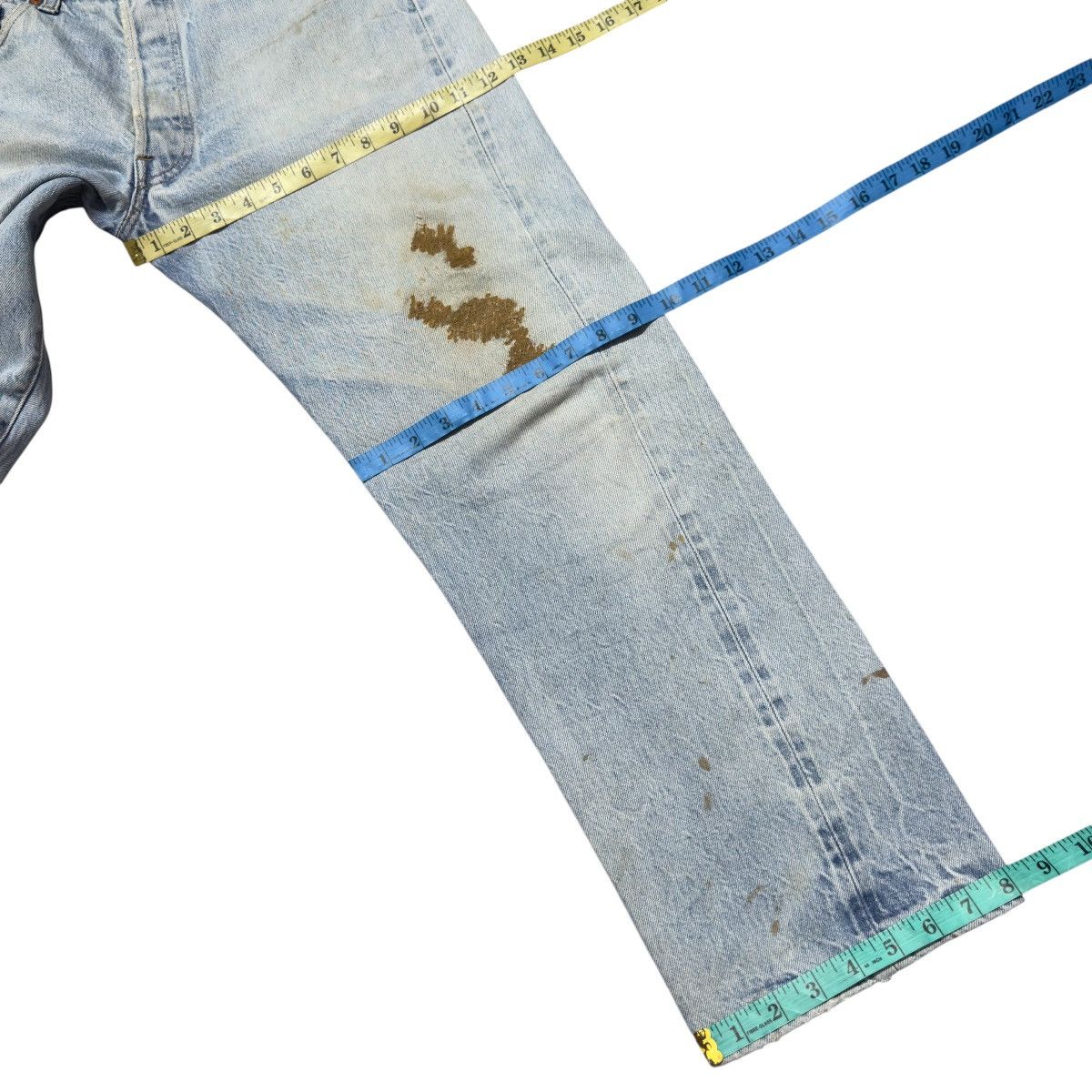 Levi's Vintage 80s Levis 501 Redline Denim Selvedge Jeans Size US 33 - 24 Thumbnail