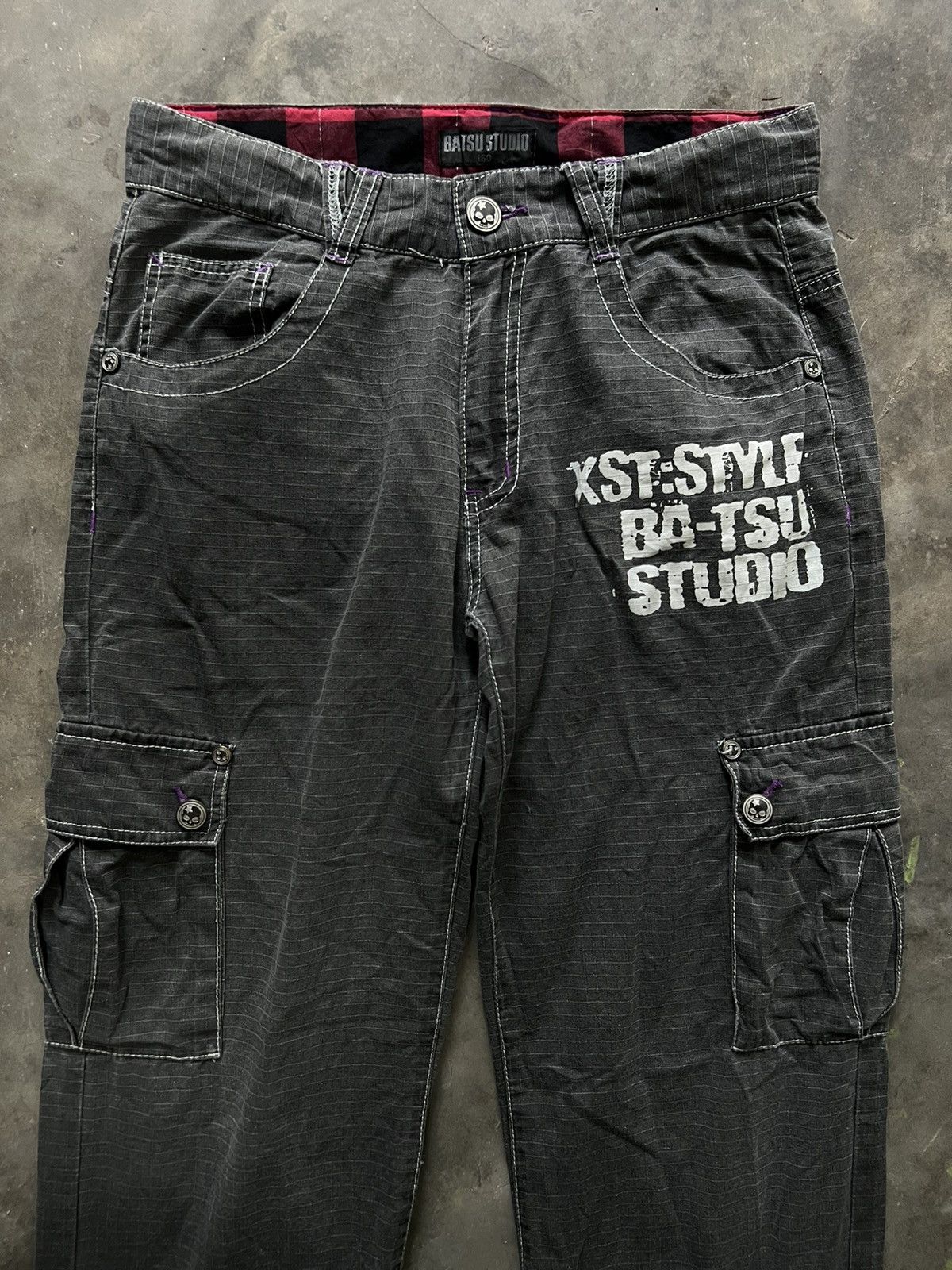 Japanese Brand BA-TSU Studio Cargo Pants Size US 29 - 3 Thumbnail