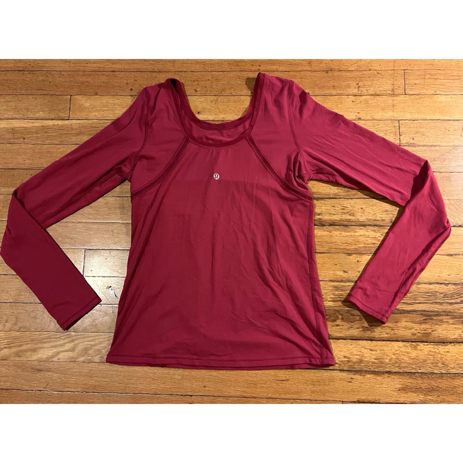 Lululemon Lululemon Align And Define Long Sleeve Tee Shirt Women’s 8 Berry Rumble Size M / US 6-8 / IT 42-44 - 5 Thumbnail