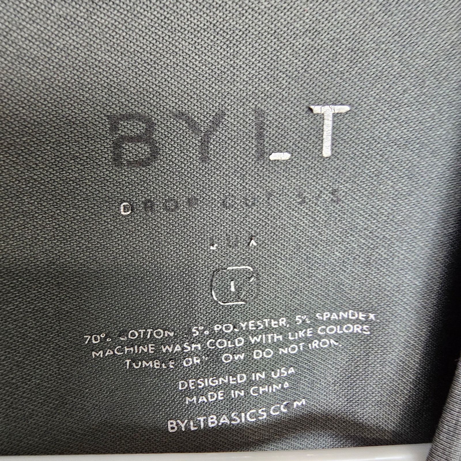 BYLT Premium Basics BYLT Mens Striped Drop Cut SS Lux Athletic Shirt L Stretch Size US L / EU 52-54 / 3 - 7 Thumbnail