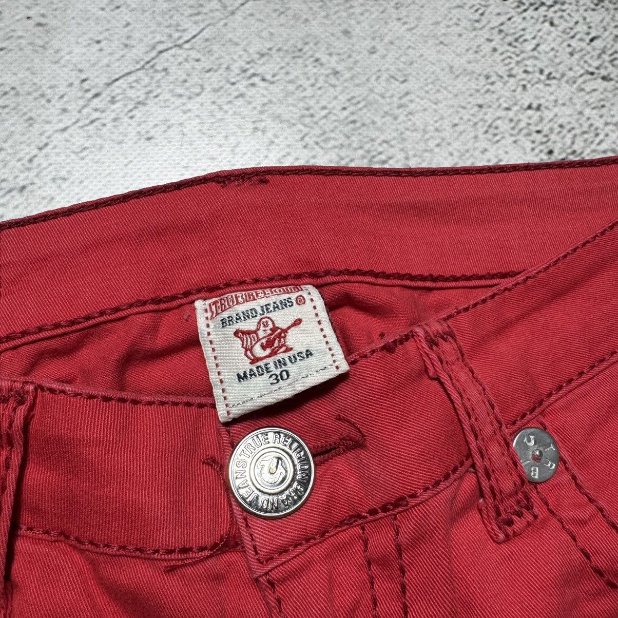True Religion 🔥rare🔥true religion billy red jeans avant garde y2k Size 30" / US 8 / IT 44 - 10 Thumbnail