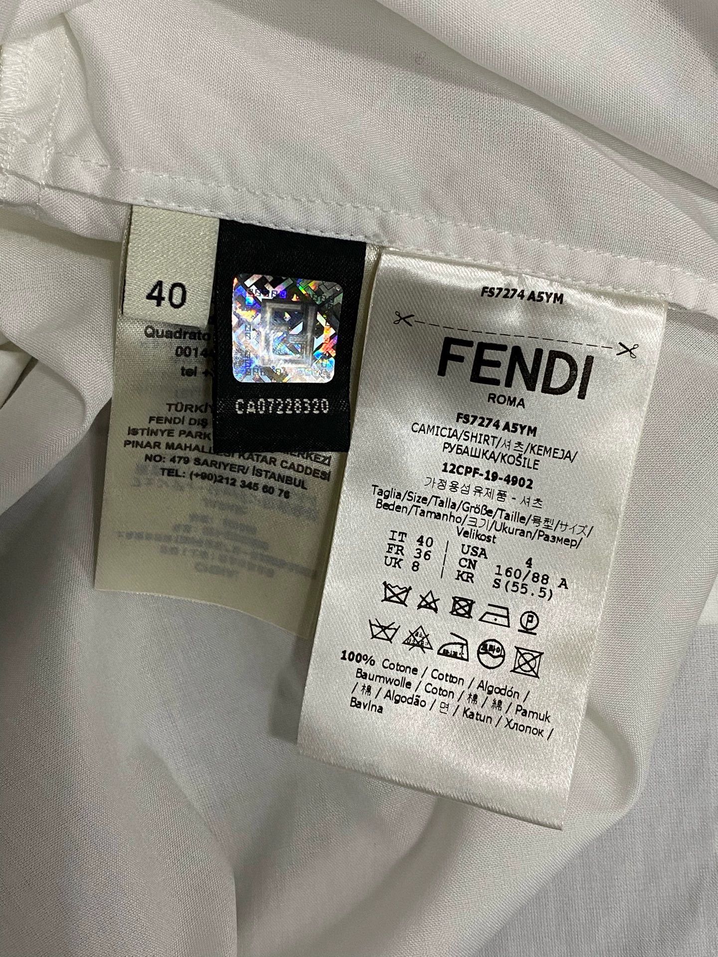 Fendi Fendi short-sleeve shirt 40 new Size M / US 6-8 / IT 42-44 - 6 Thumbnail