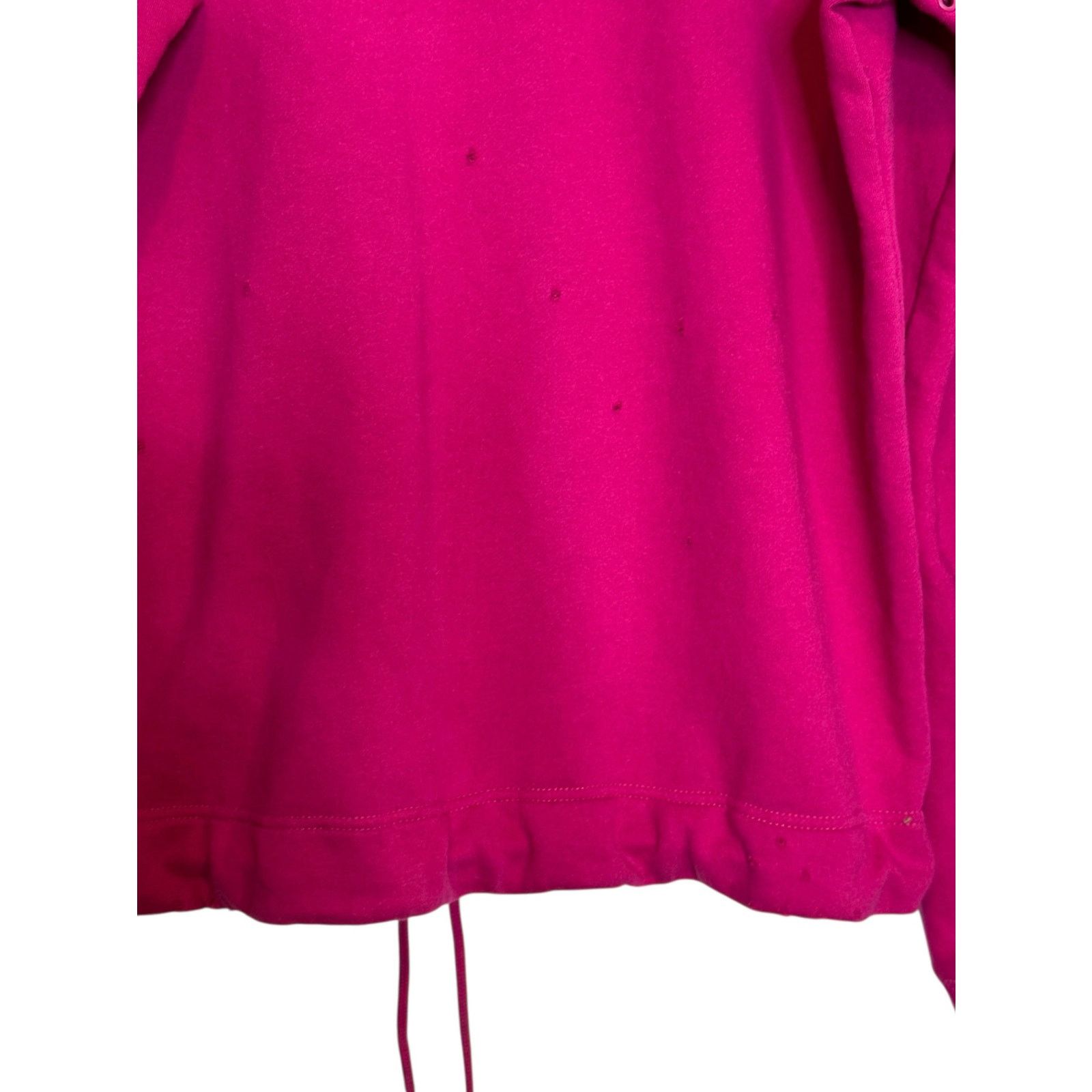 10 Deep 10Deep fuchsia distressed hoodie sweatshirt size X Large Size US XL / EU 56 / 4 - 11 Thumbnail