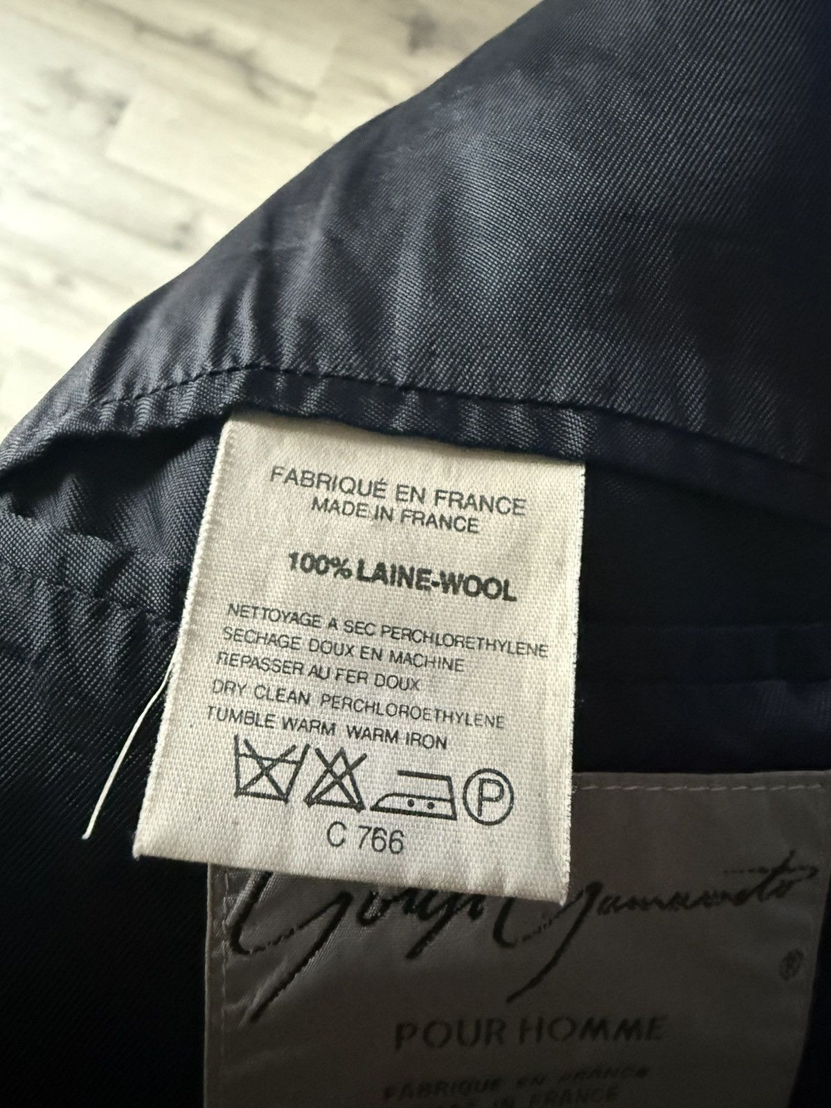 Yohji Yamamoto Yohji Yamamoto Pour Homme Vintage Blazer Navy Size US M / EU 48-50 / 2 - 6 Thumbnail