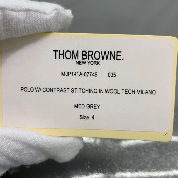 Thom Browne Thom Browne Short Sleeve Polo Shirt for Men -2507 Size US S / EU 44-46 / 1 - 3 Thumbnail