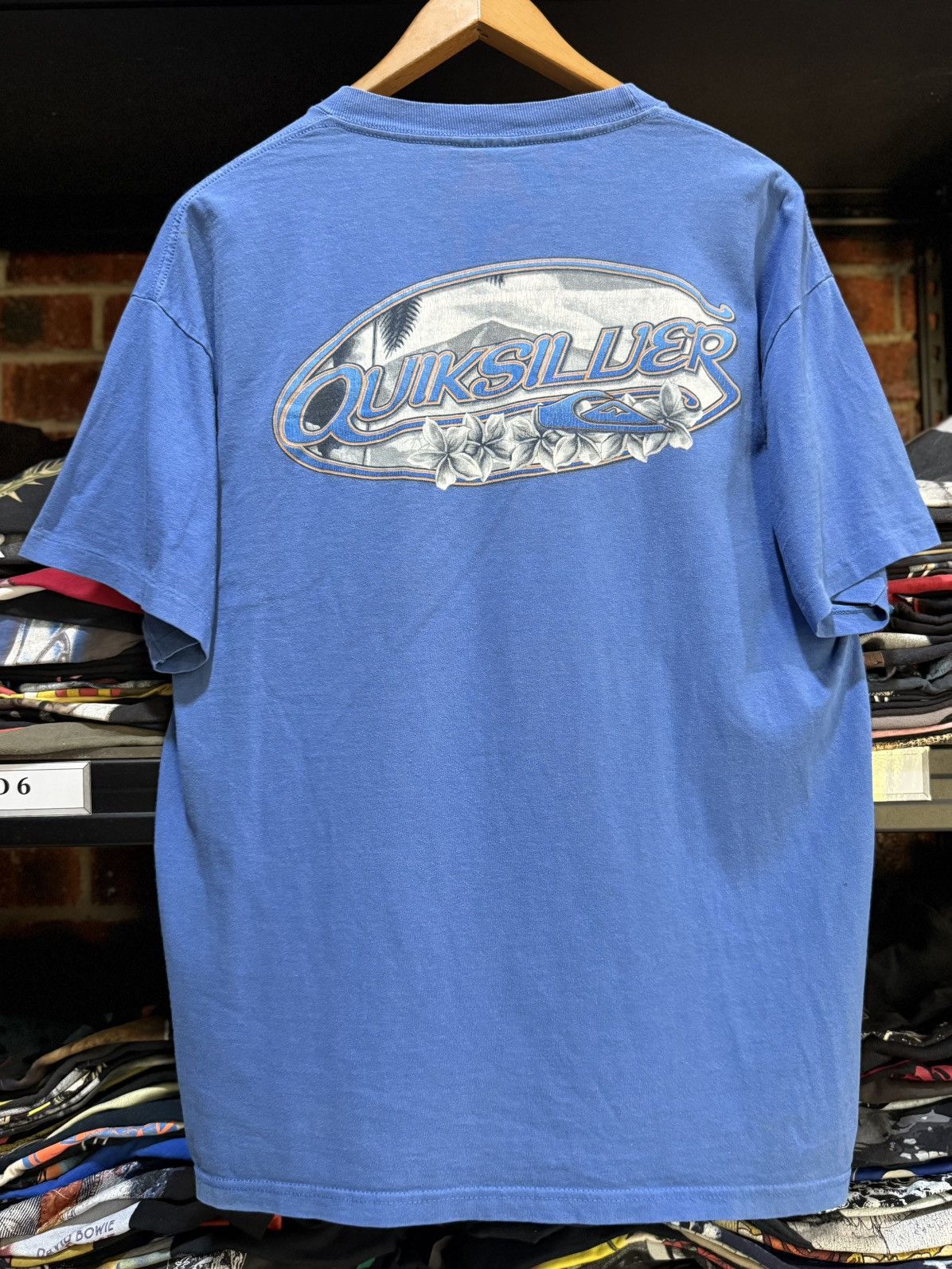 Quiksilver Vintage 90s Quiksilver Boardriding Company Surf Faded Tee Size US L / EU 52-54 / 3 - 1 Thumbnail
