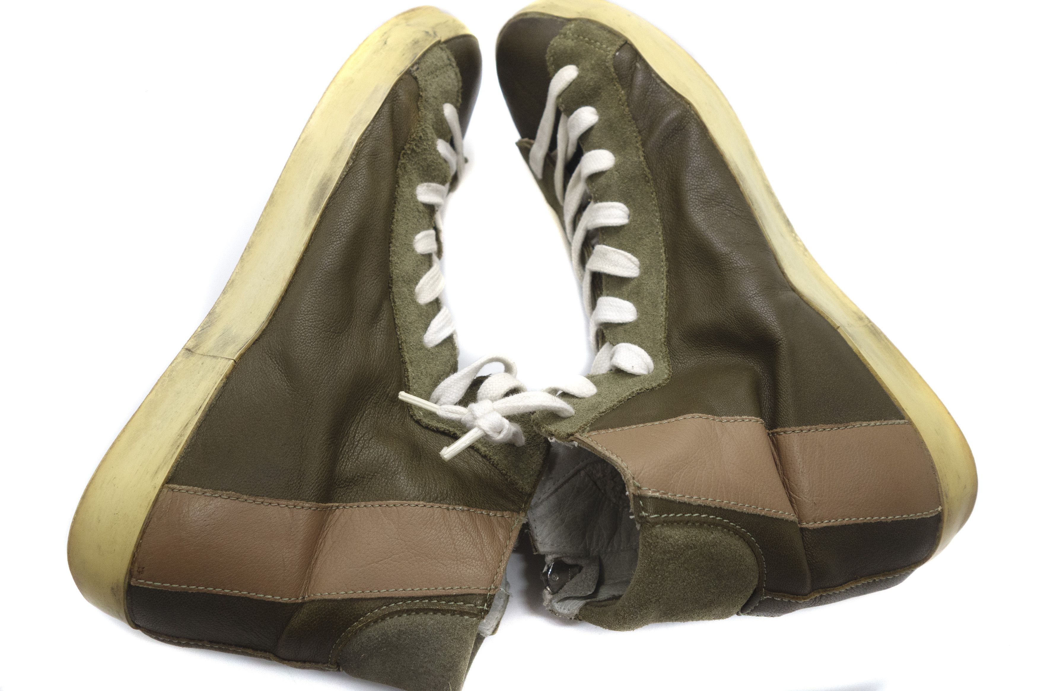 Philippe Model PRSX Grunge Zip High Top Sneakers Size US 10 / EU 43 - 5 Thumbnail