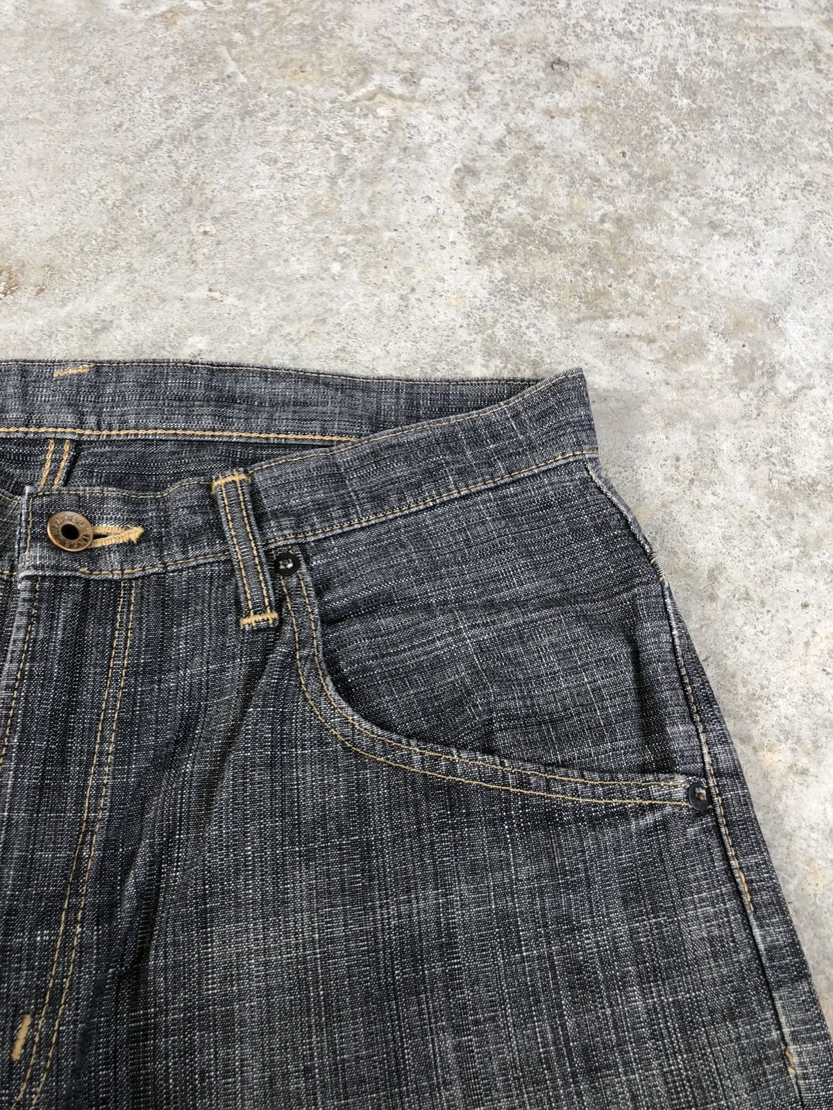 If Six Was Nine Japanese Edwin Flared Jeans Loose Jeans Distressed Jeans Size US 33 - 14 Thumbnail
