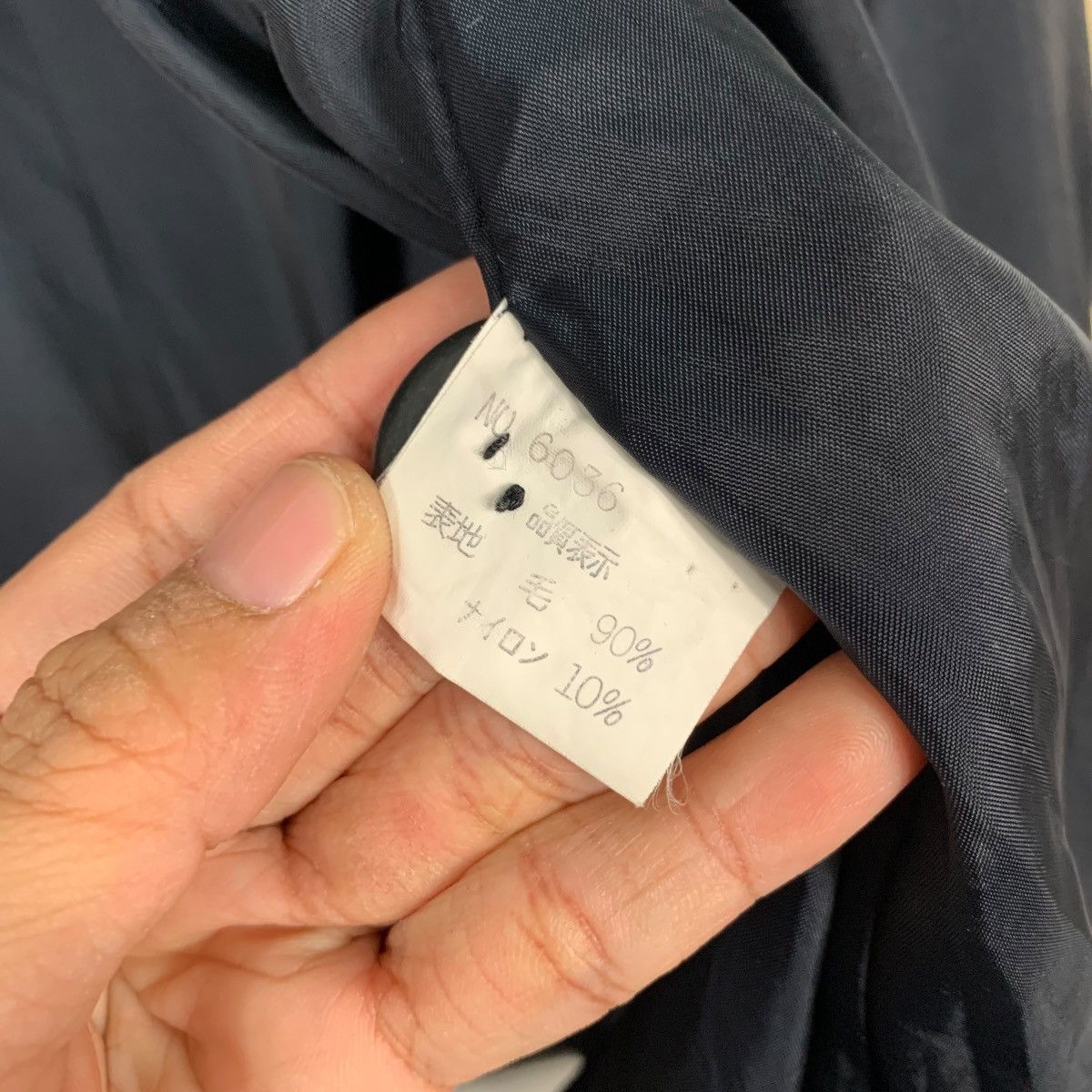 Japanese Brand SPLASH ROAD Checked Wool Coat Jacket #2265-C100 Size XL / US 12-14 / IT 48-50 - 16 Thumbnail
