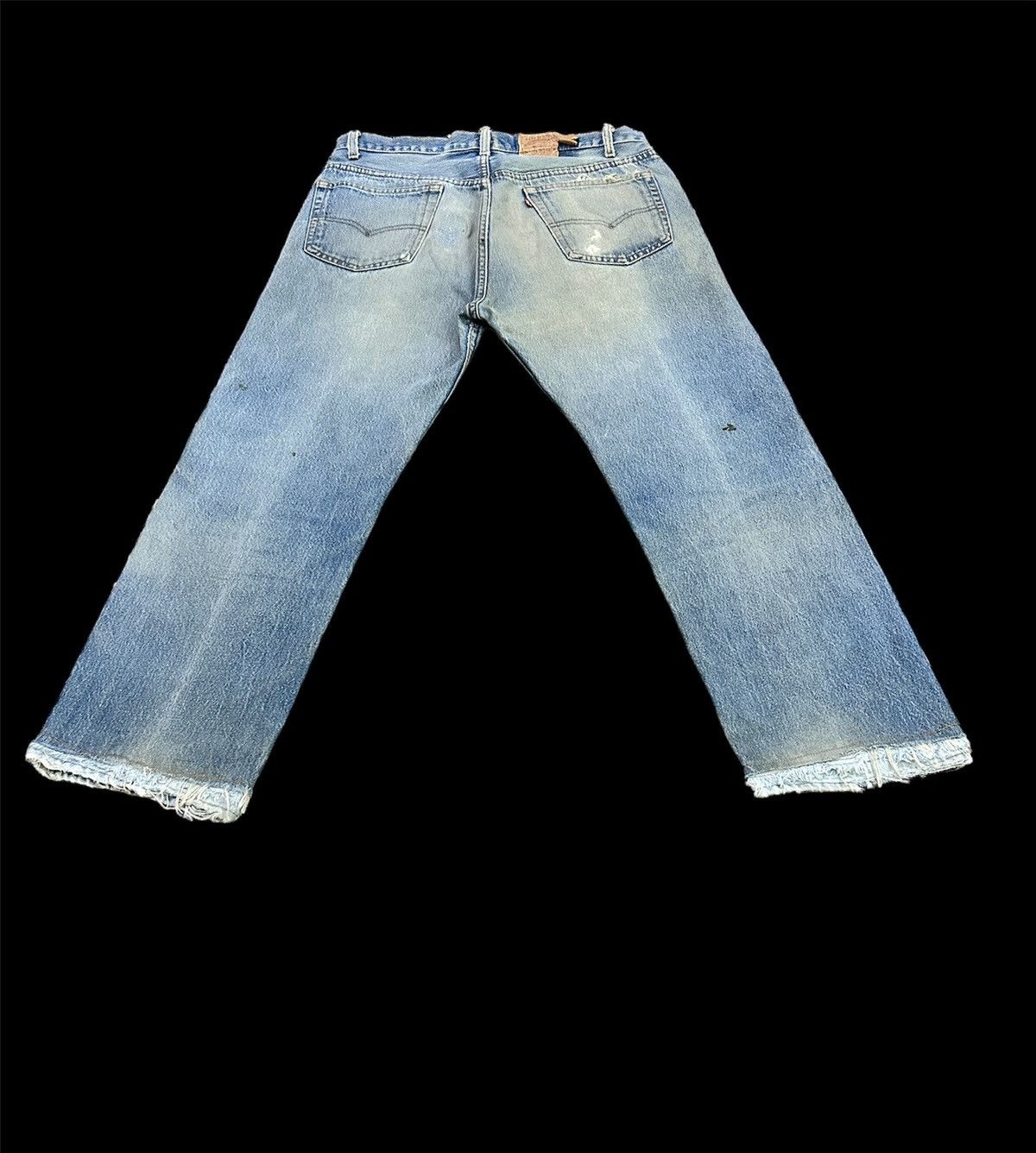 Levi's × Vintage Vintage Levis 80s 501 Distressed Size US 33 - 13 Thumbnail