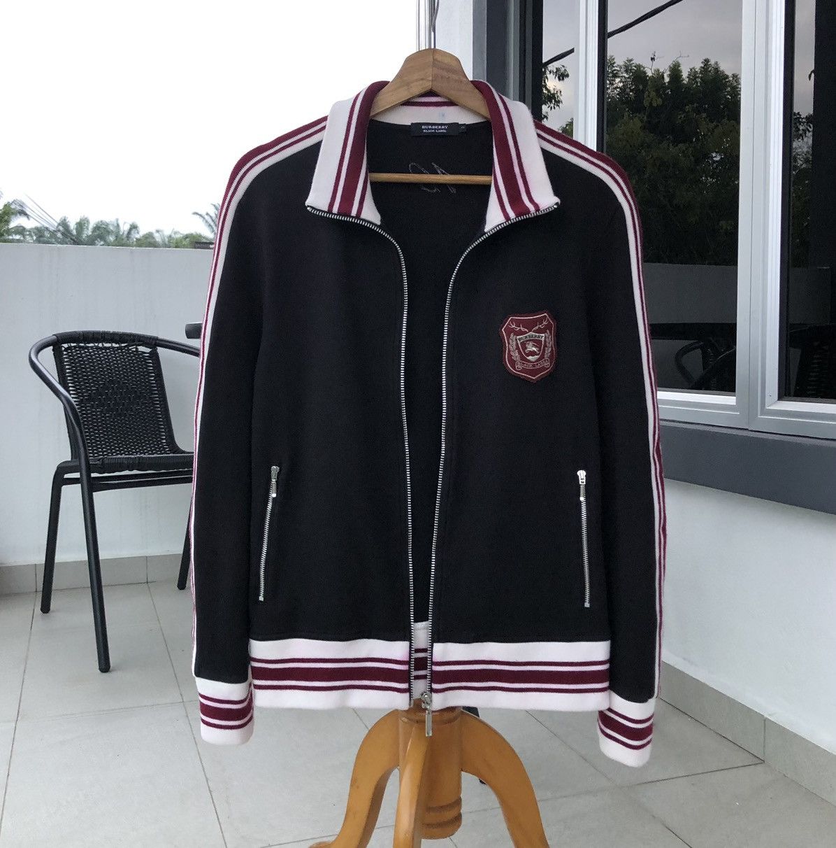 Burberry Burberry Black Label Patch Logo Stretchable Sweaters/Jacket Size US S / EU 44-46 / 1 - 2 Thumbnail