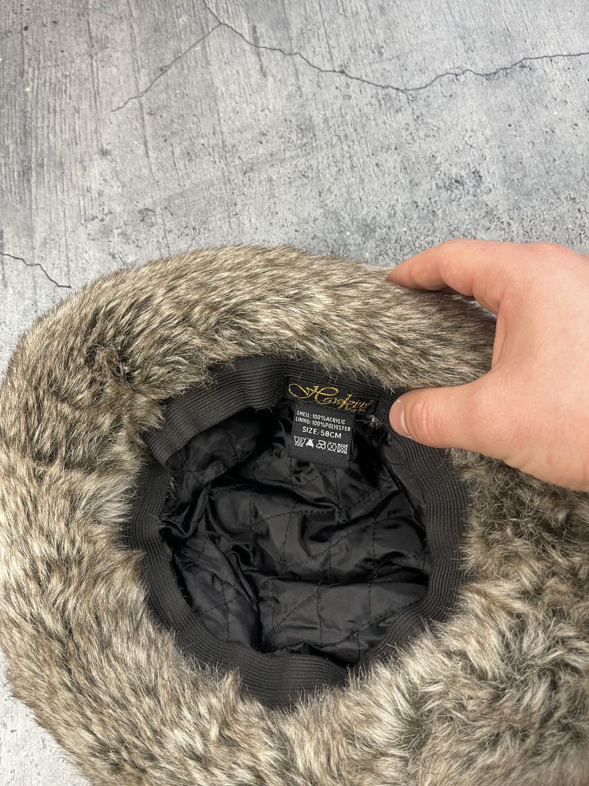 Japanese Brand × Vintage Vintage Cow Fur Style Bucket Hat Size ONE SIZE - 5 Thumbnail