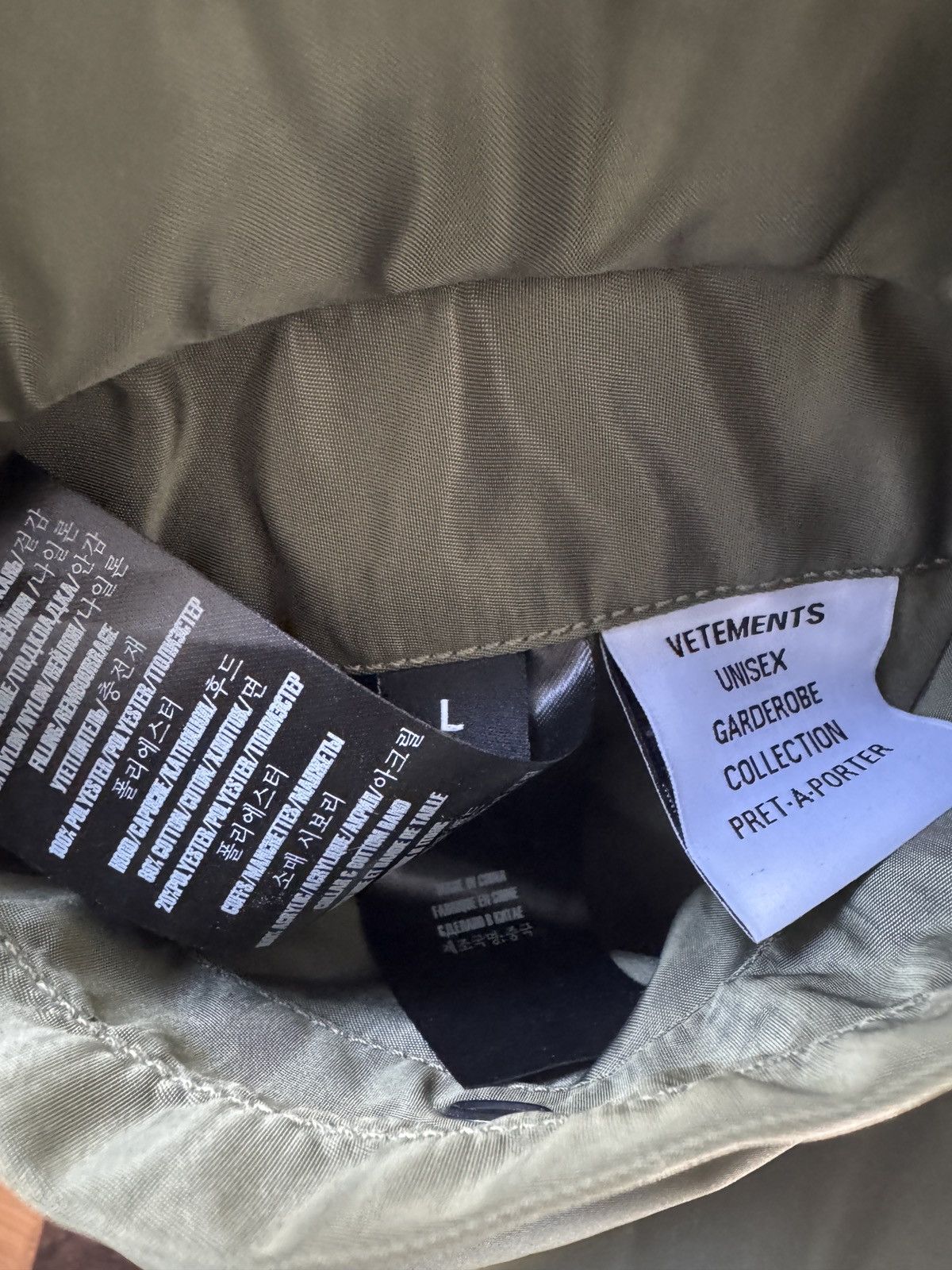 Alpha Industries × Vetements VETEMENTS ALPHA INDUSTRIES SPLIT BOMBER Size US L / EU 52-54 / 3 - 9 Thumbnail
